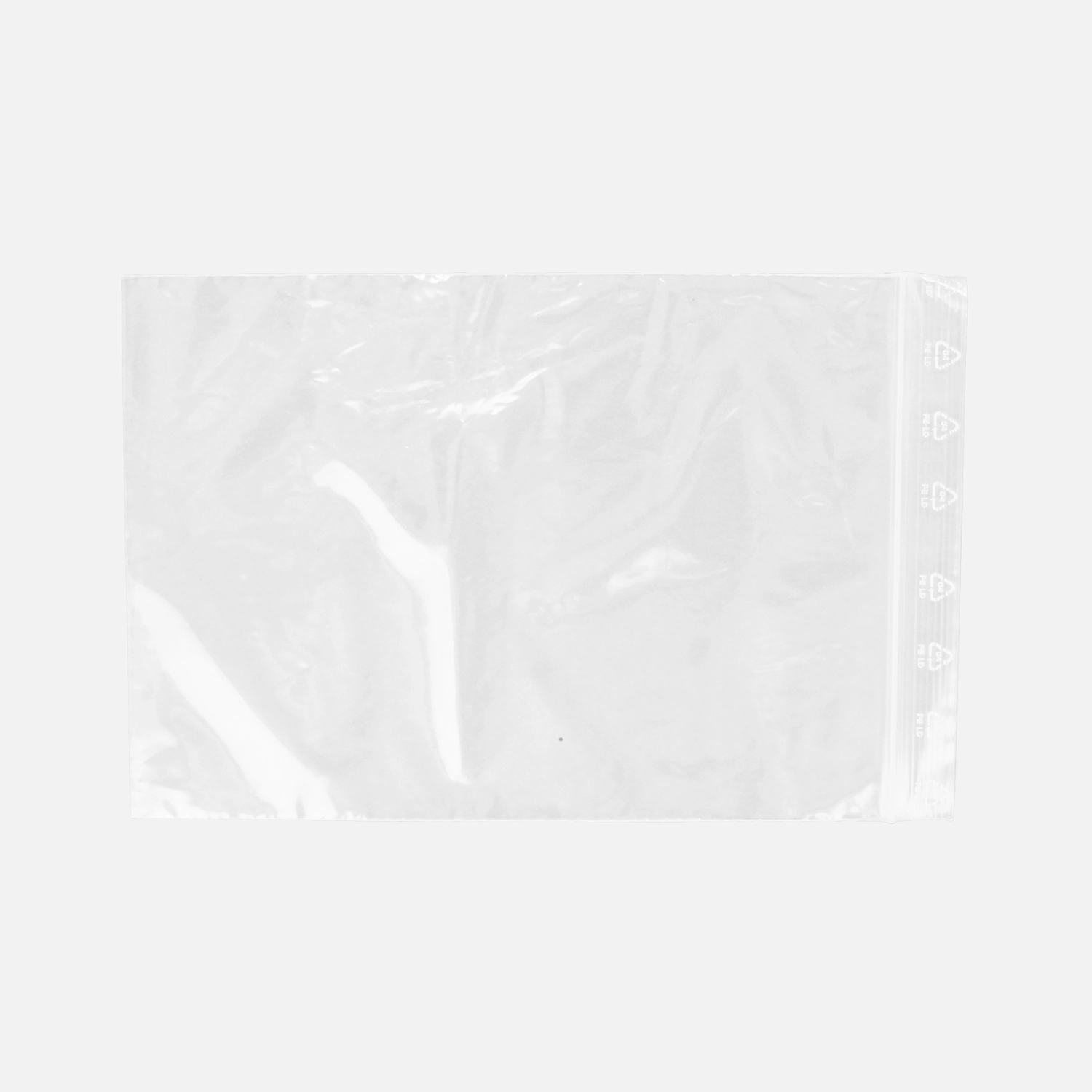 100 LDPE - Druckverschlussbeutel 40 my, transparent, 150x200 mm