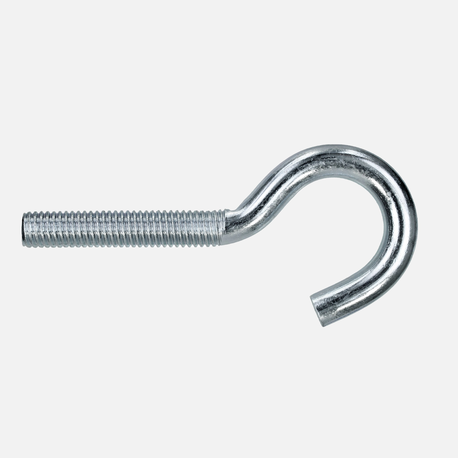 100 Gebogene Schraubhaken Typ 11E galvanisch verzinkt M8x80mm