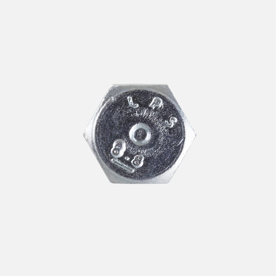 10 Sechskantschrauben M16x100 mm - DIN 561 - mit Rille - 8.8 verzinkt