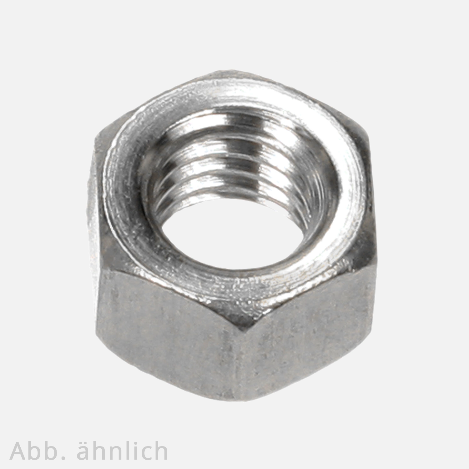 50 Sechskantmuttern W 3/8" - Whitworth-Regelgewinde - Edelstahl A2 - DIN 934