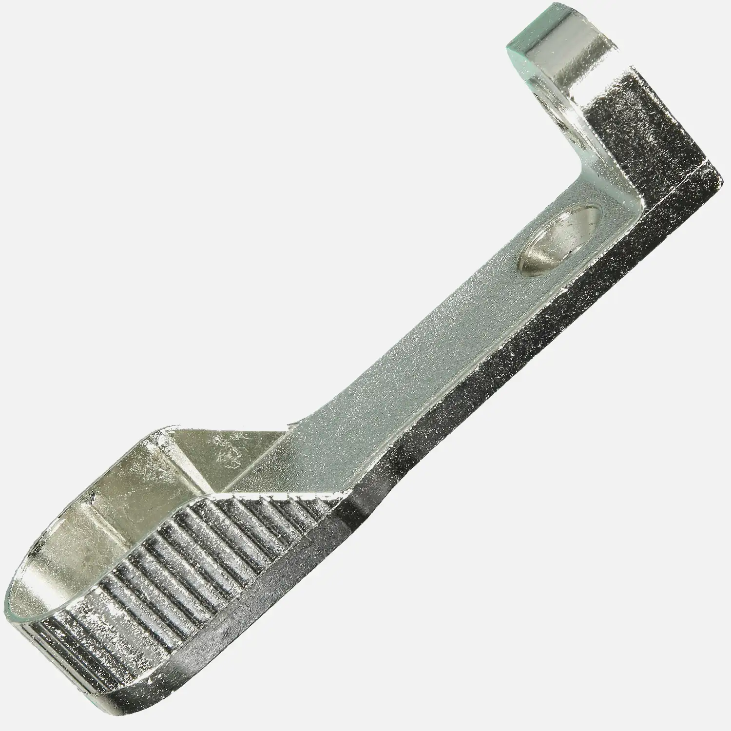 10 Schrankrohrlager, M 6 Gewinde 14,5x64 mm, für Ovalrohr 15x30 mm vernickelt