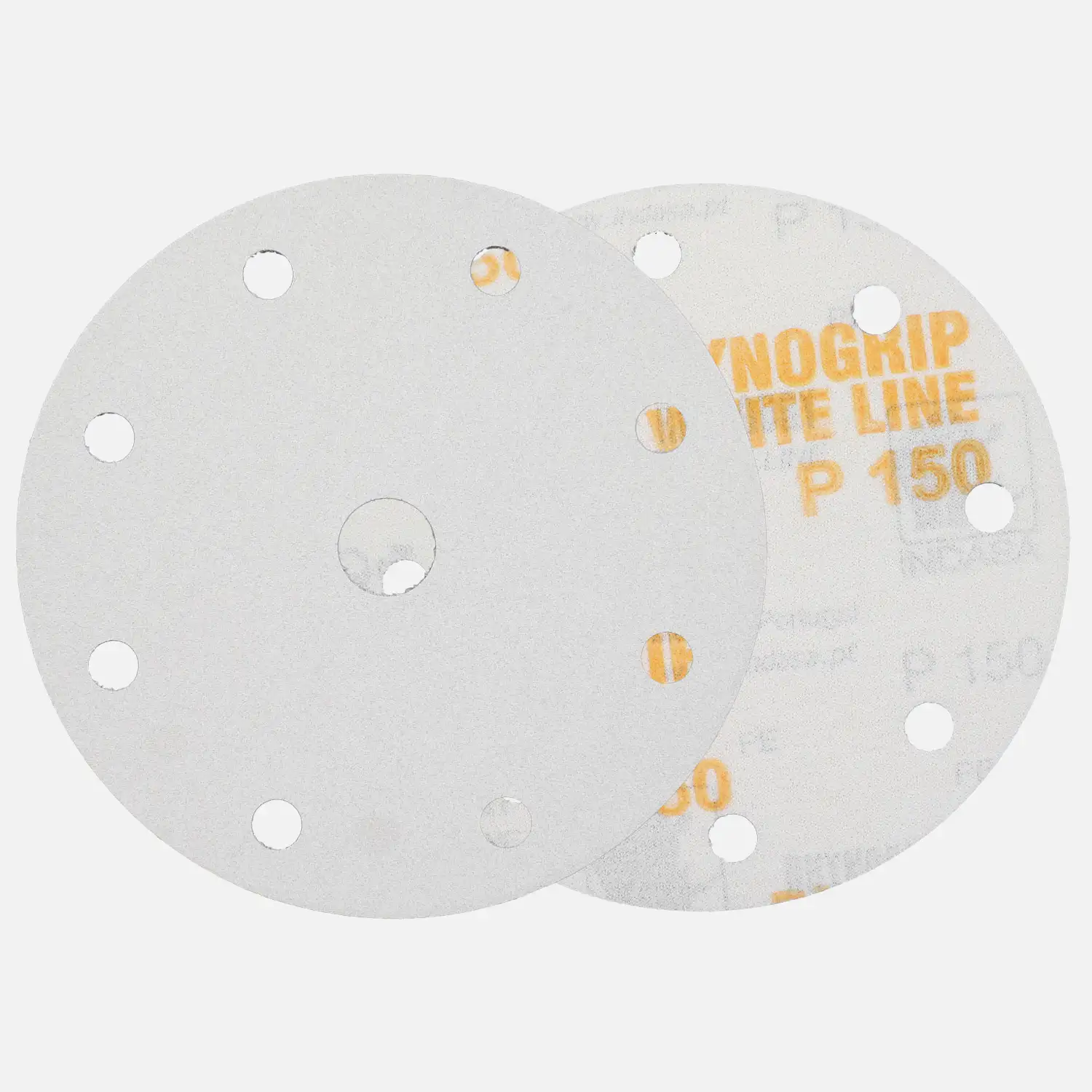 50 Schleifscheiben / Klettscheiben P150, Ø150 mm, 9-Loch