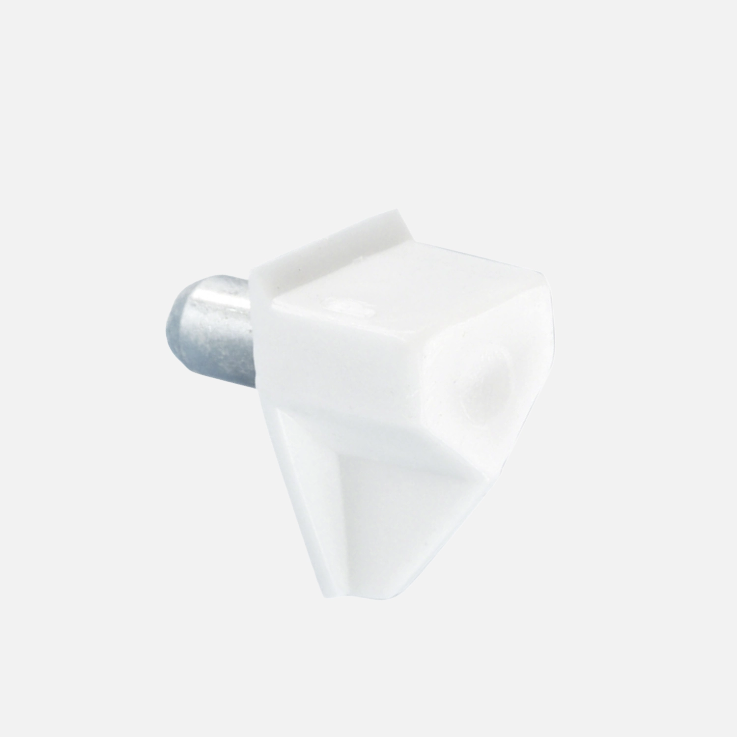 200 Bodenträger, Kunststoff - mit Metallzapfen - weiß RAL 9010- 5mm