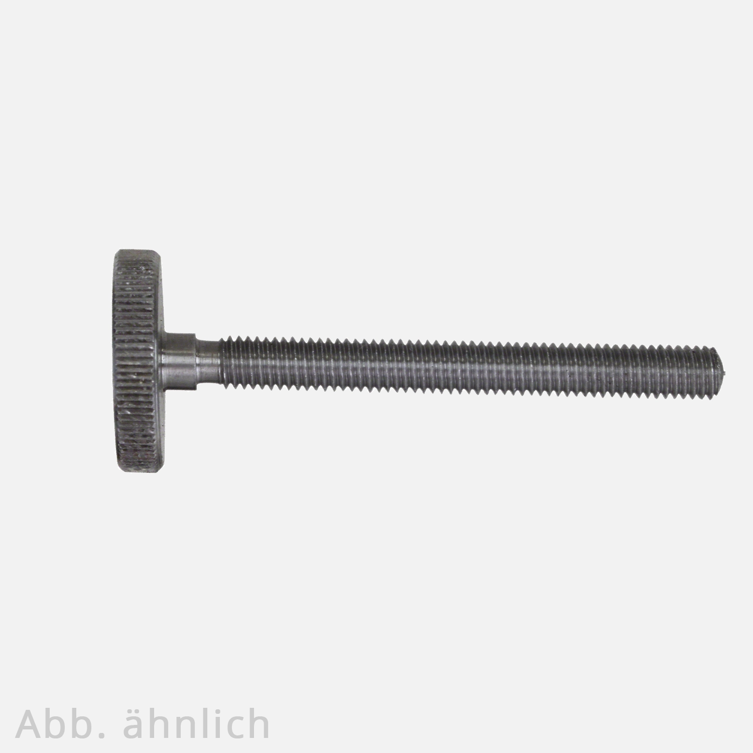 10 Rändelschrauben M5x10 mm - DIN 653 - niedrige Form - Edelstahl A1