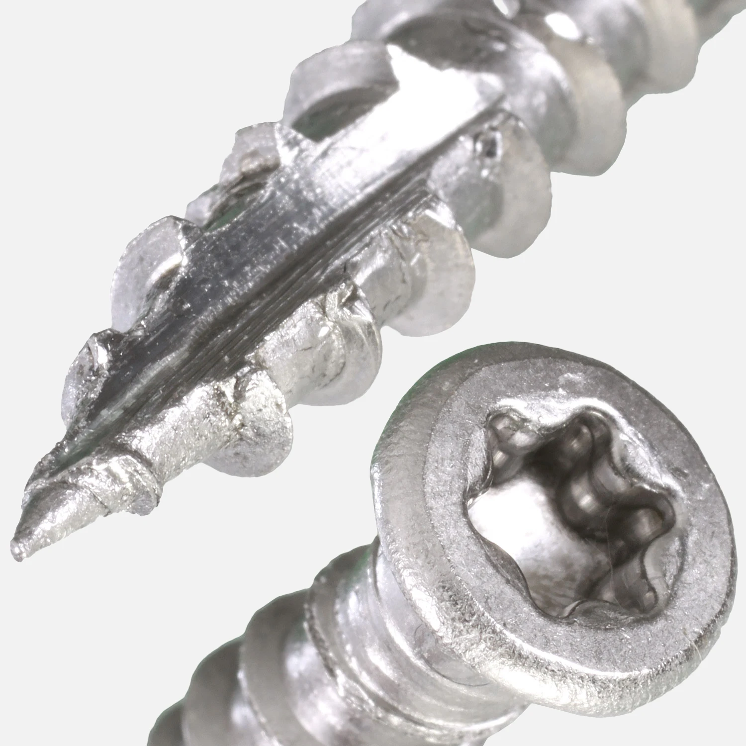 100 JD Plus Terrassenschrauben 5x60mm - Edelstahl A2 - Senkkopf mit Torx Antrieb