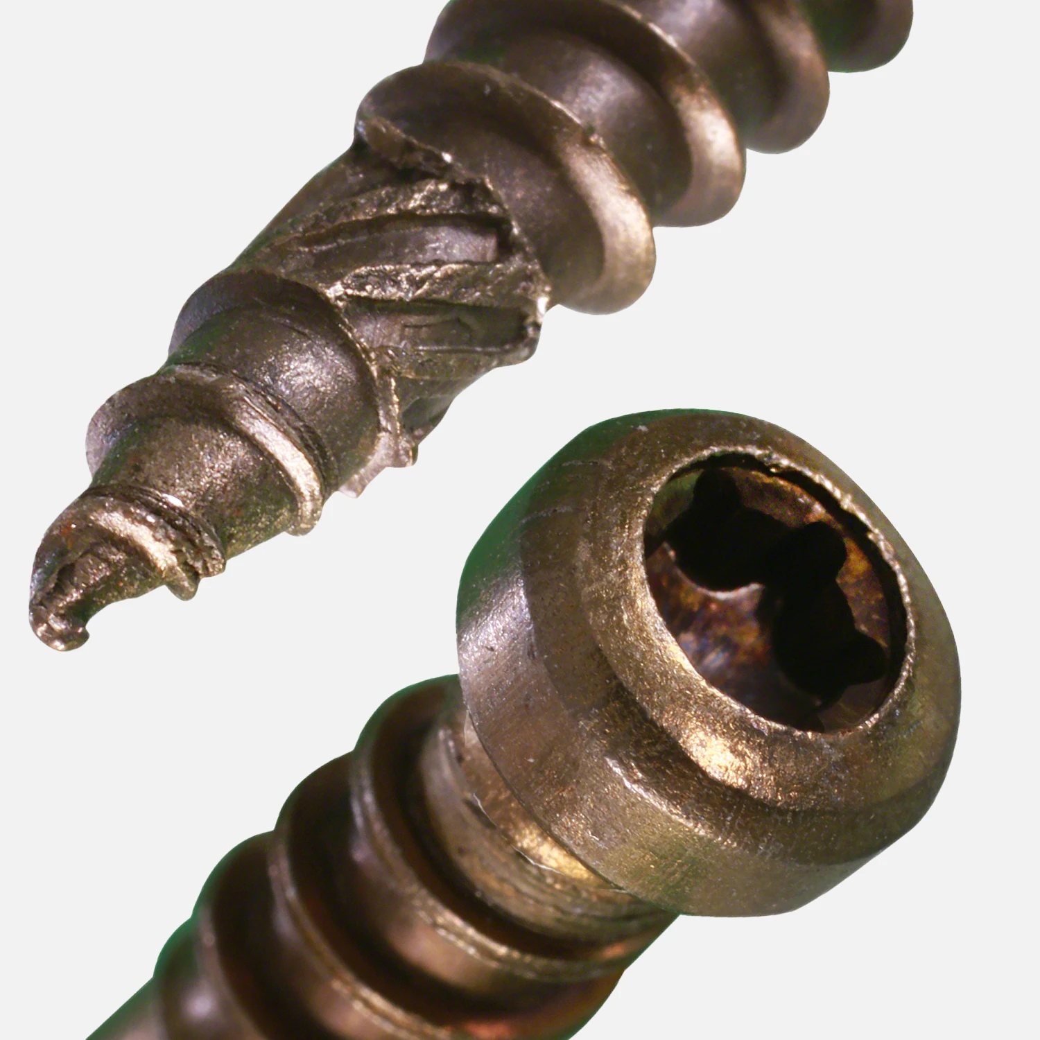 130 Reisser Terrassenschrauben 5x80mm - Edelstahl A2 - antik - Zylinderkopf mit Torx Antrieb