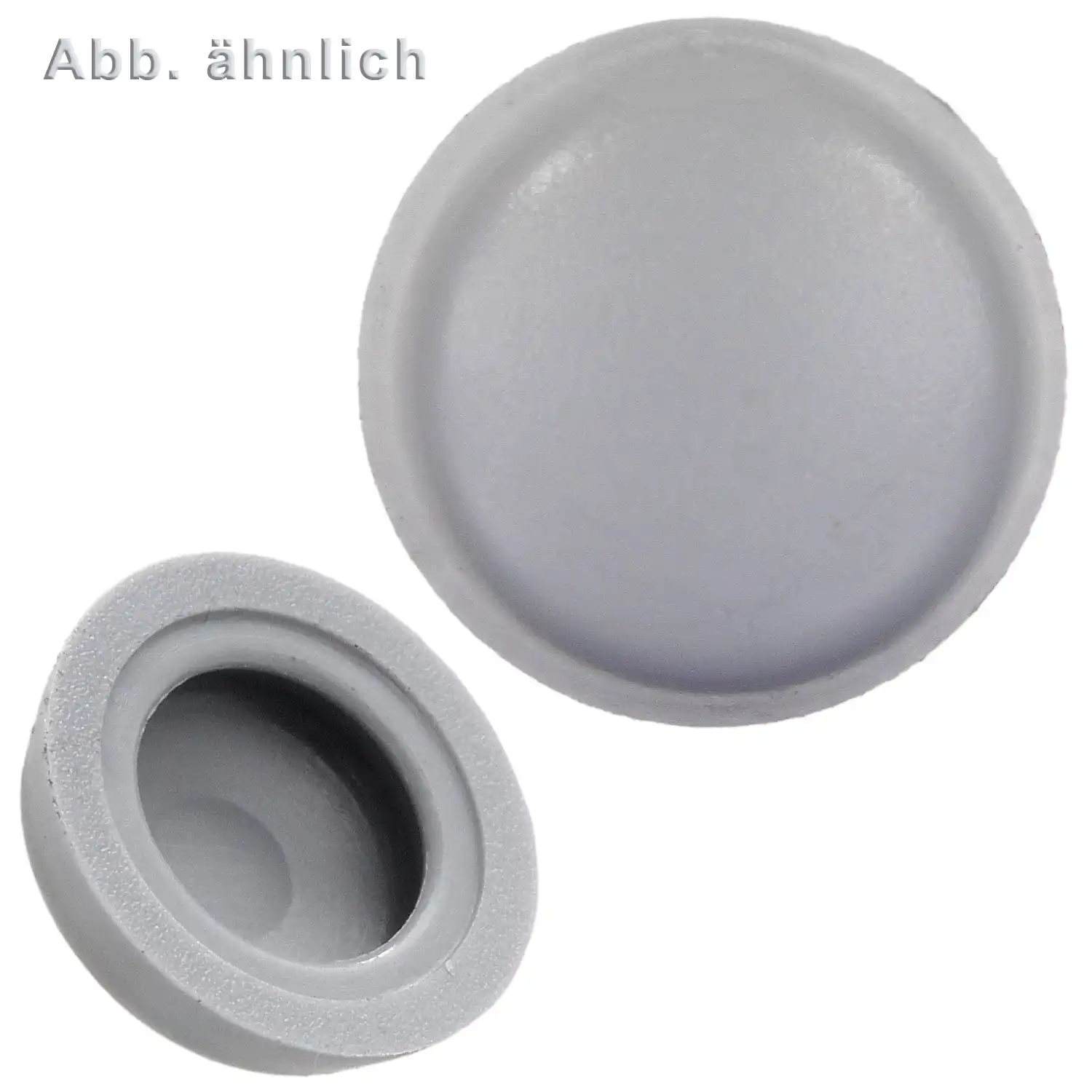 1 Abdeckkappe für Kappenkopf - grau (RAL 7001)