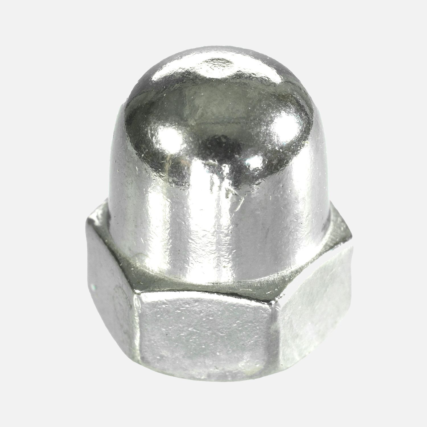 50 Hutmuttern DIN 1587 - M6 - Edelstahl A2 | M6 | 50 Stück | 2415 06T50