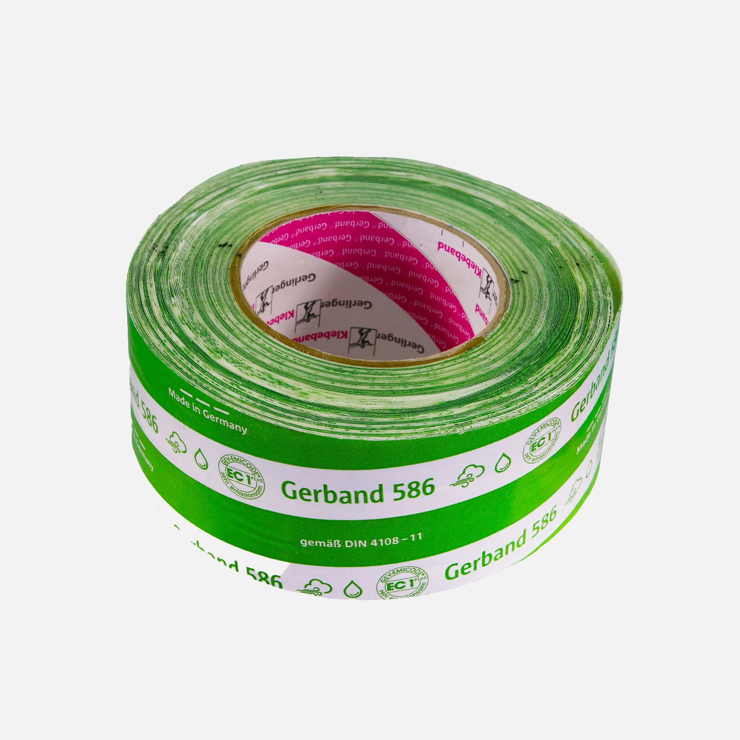 1 Rolle Gerband 586 hermetic, Dampfsperrklebeband/Anschlüße, grün, 60 mm, 25m