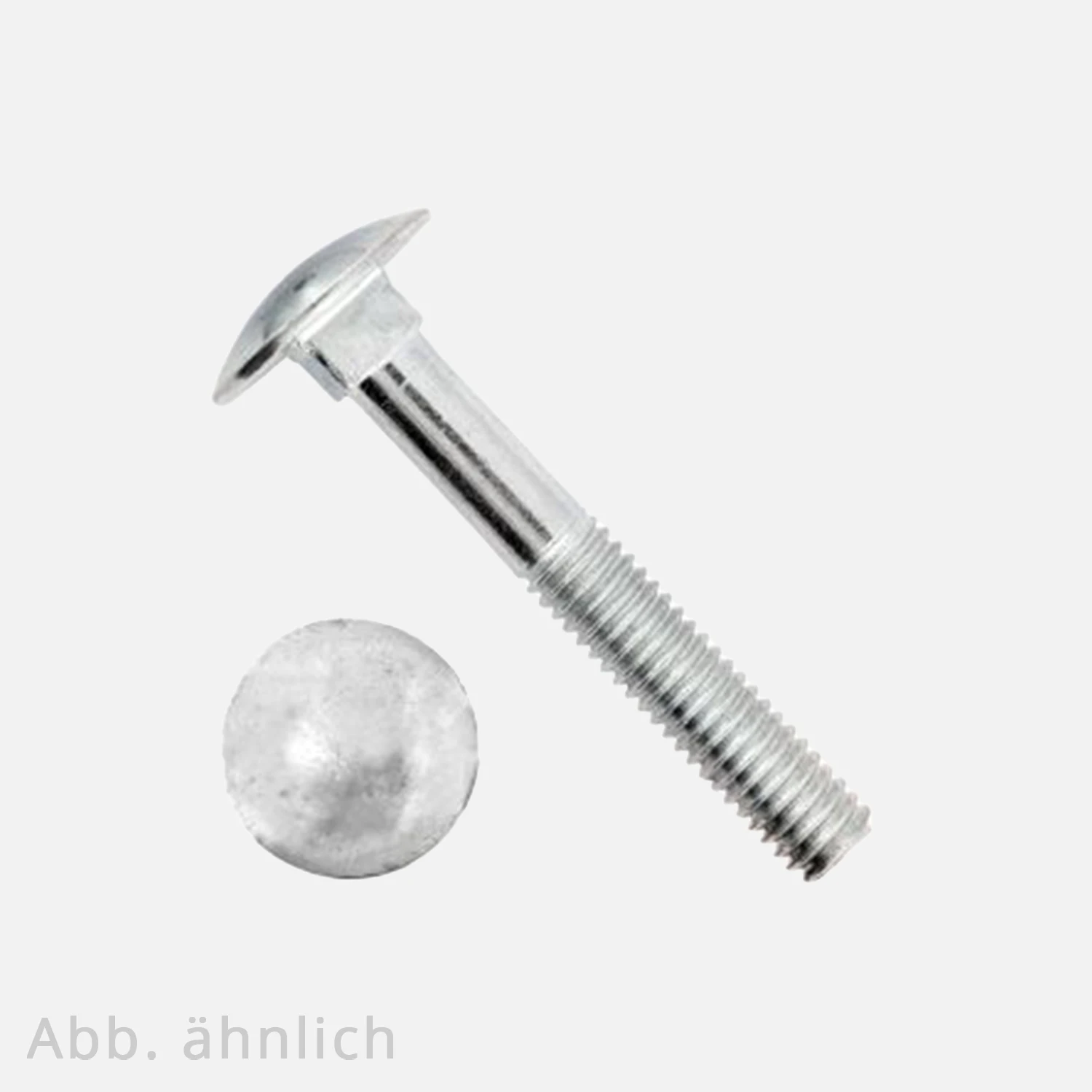 Schlossschraube | DIN 603 | 8.8 | galvanisch verzinkt