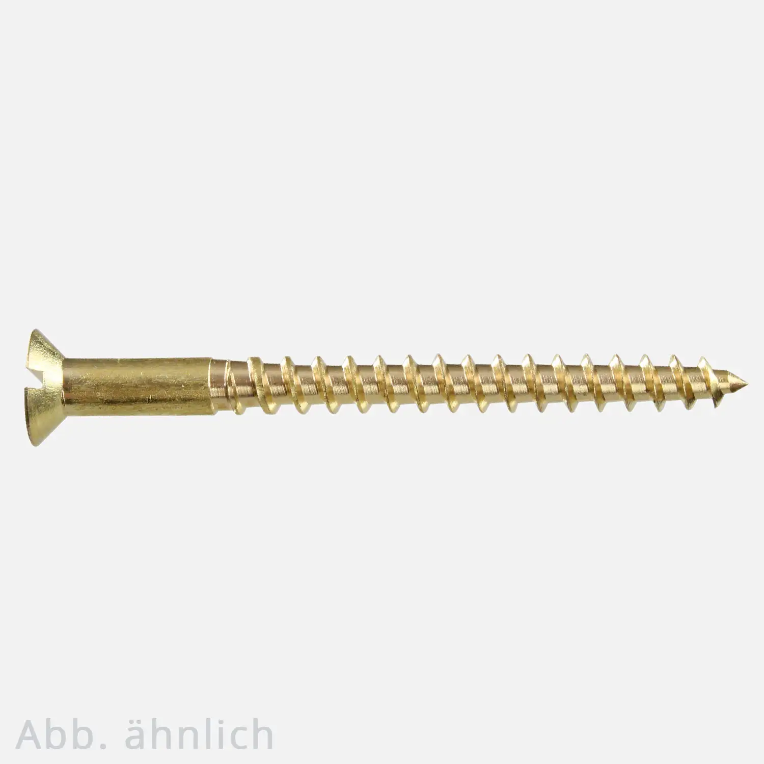 Holzschraube | DIN 97 | Senkkopf | Messing