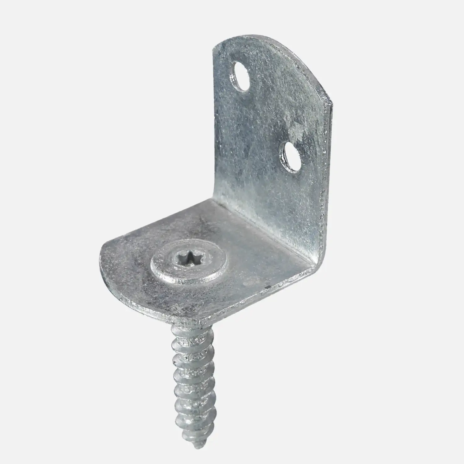 4 Alberts Flechtzaunhalter - 83x32x30x38 mm - L-Form - feuerverzinkt