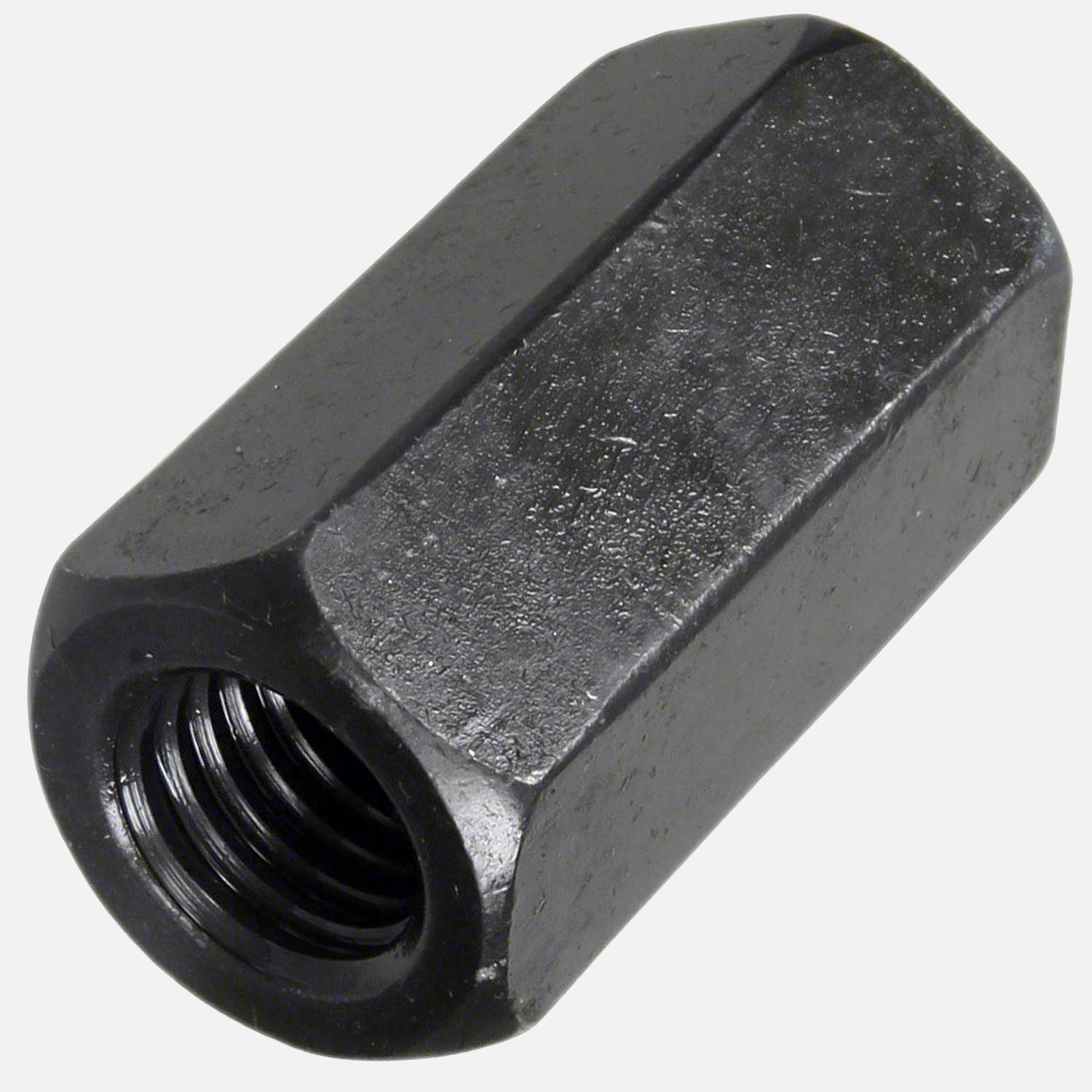 50 Sechskantmuttern M10 - DIN 6334 - blank - SW17