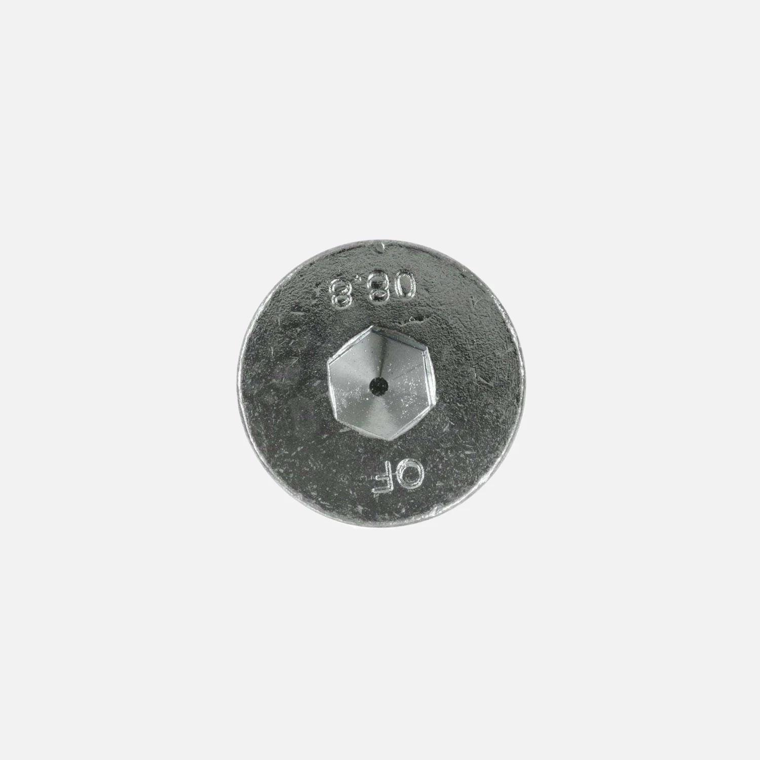 100 Senkschrauben M6x12 mm - ISO 10642 - Innensechskant - 8.8 verzinkt
