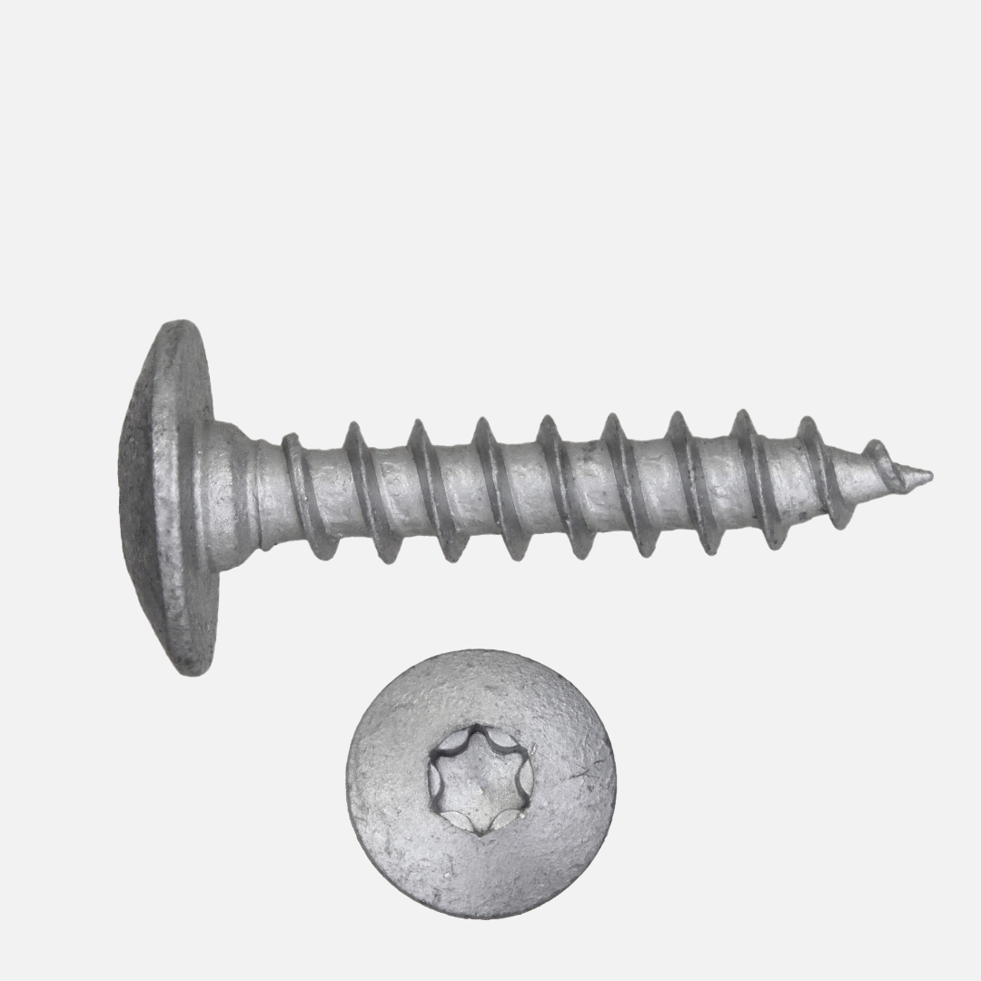 Beschlagschraube | Linsenkopf | TX | ruspert silber