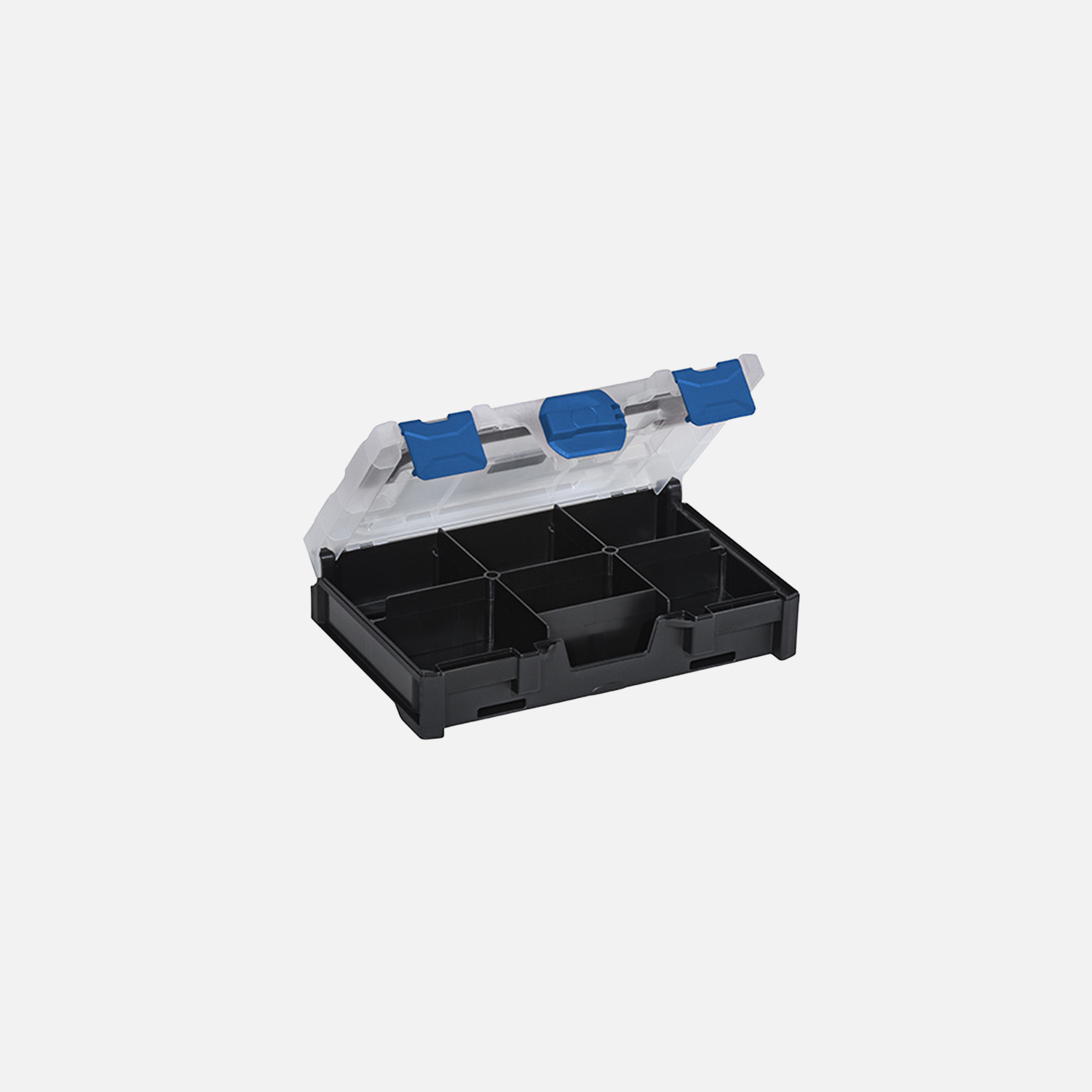 1 Allit Kleinteile- und Aufbewahrungsbox mit Kopplungssystem aus Kunststoff mit herausnehmbaren Trennstegen EuroPlus MetaBox mini 63