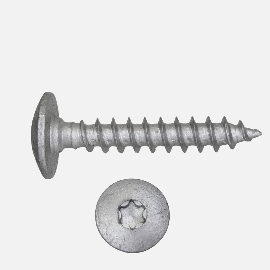 Beschlagschraube | Linsenkopf | TX | Ruspert silber