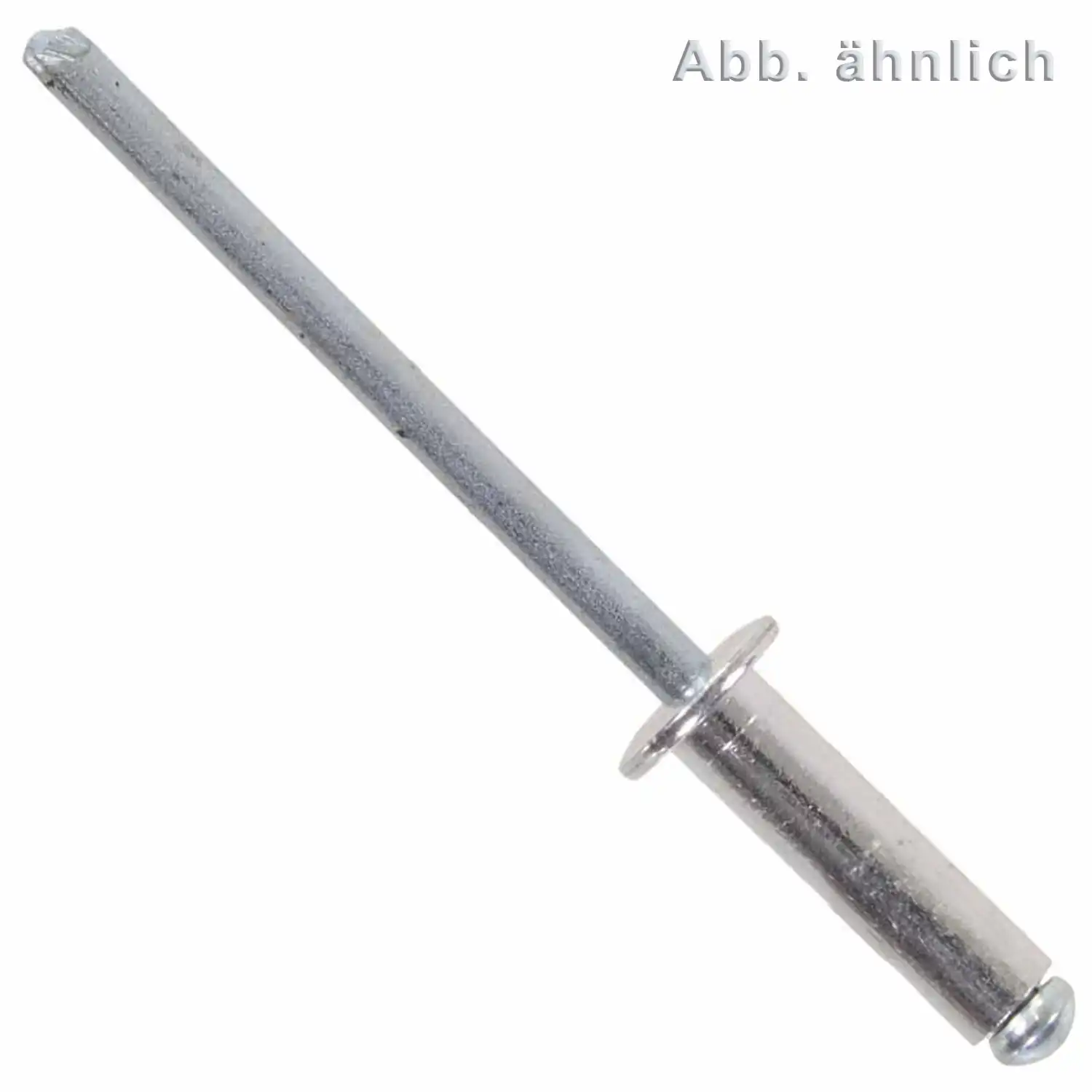 500 Blindnieten Aluminium / Stahl - 3,2x10 mm - Flachkopf - DIN 7337