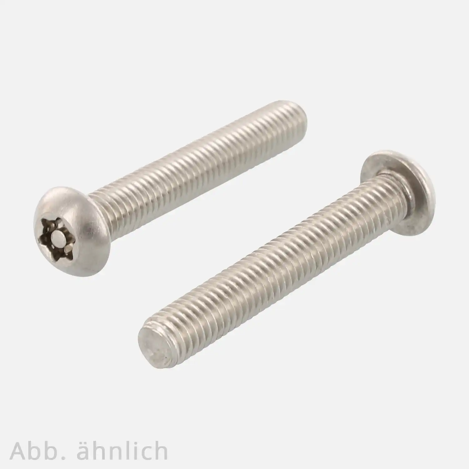 100 Sicherheitsschrauben, Flachrundkopf , M10x80 mm ,Antrieb Torx mit Loch/Tamper T45 , Edelstahl A2