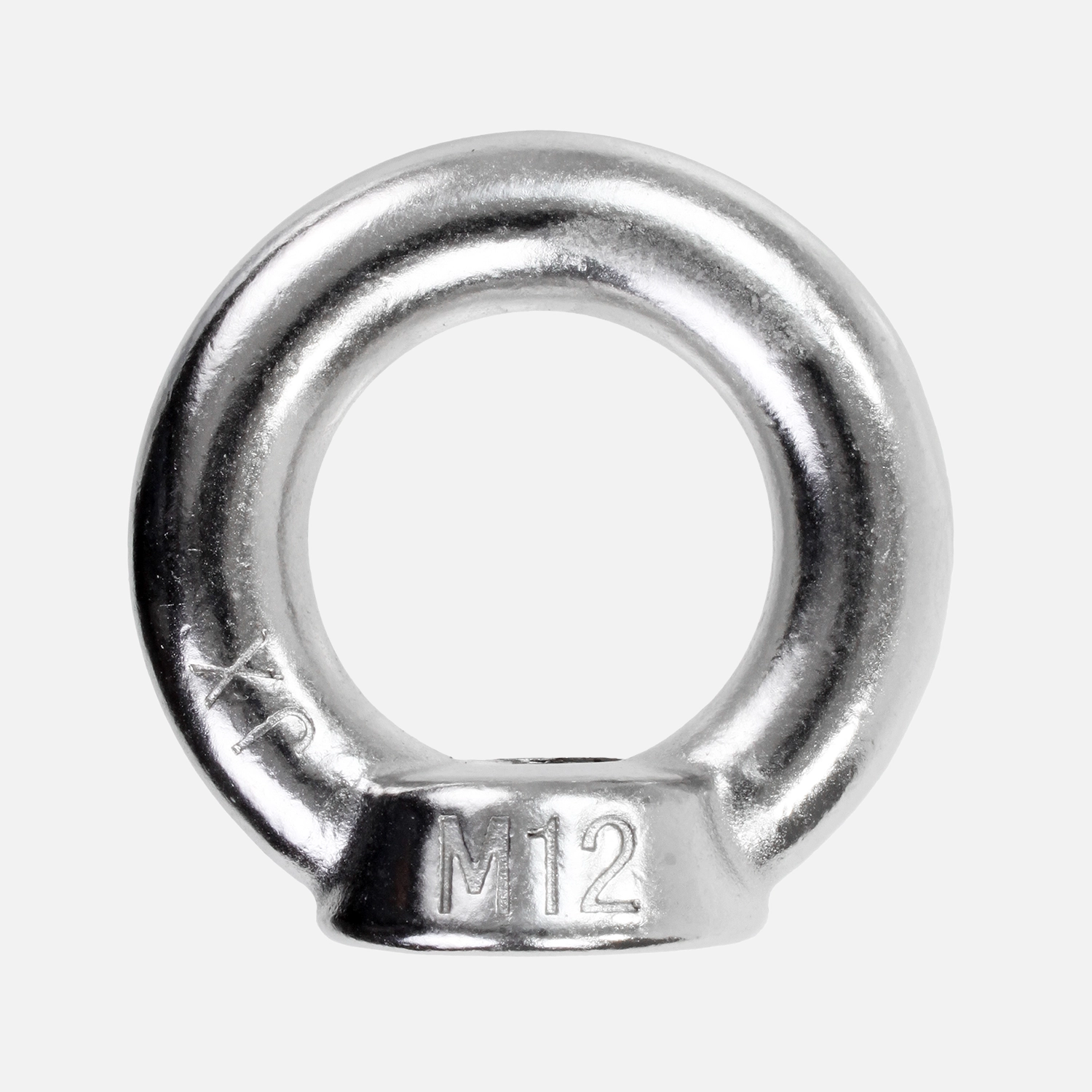 10 Ringmuttern - M12 - gegossene Ausführung - Edelstahl A2