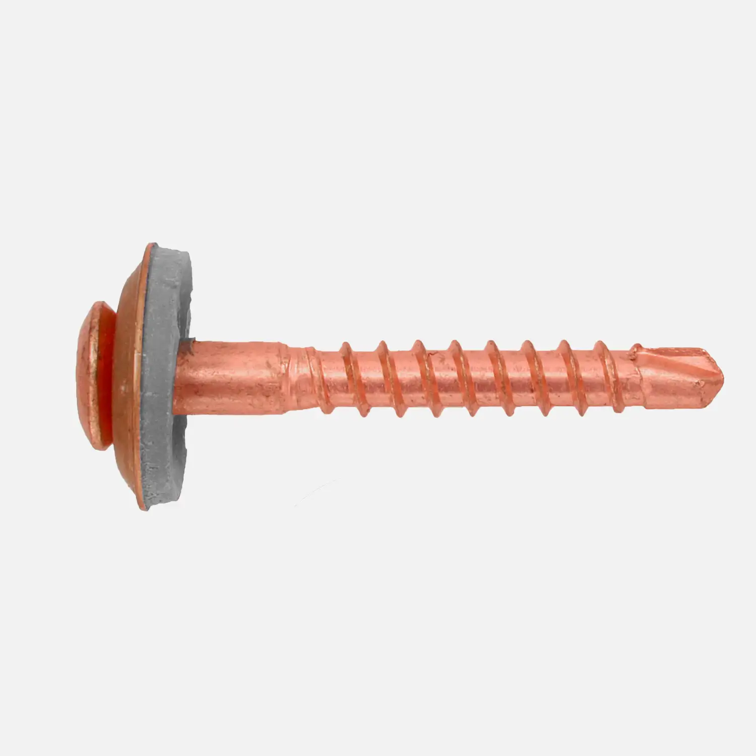 Spenglerschraube | Bohrspitze | Scheibe | TX | verkupfert