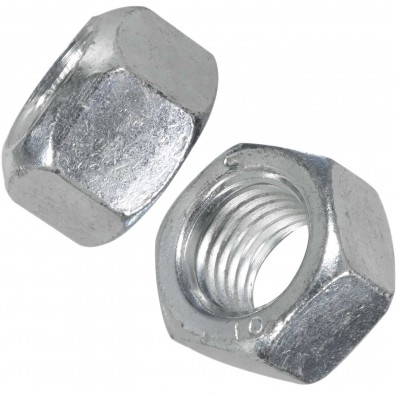 100 Sechskantmuttern mit Klemmteil - Ganzmetallmuttern - M8 - DIN 6925