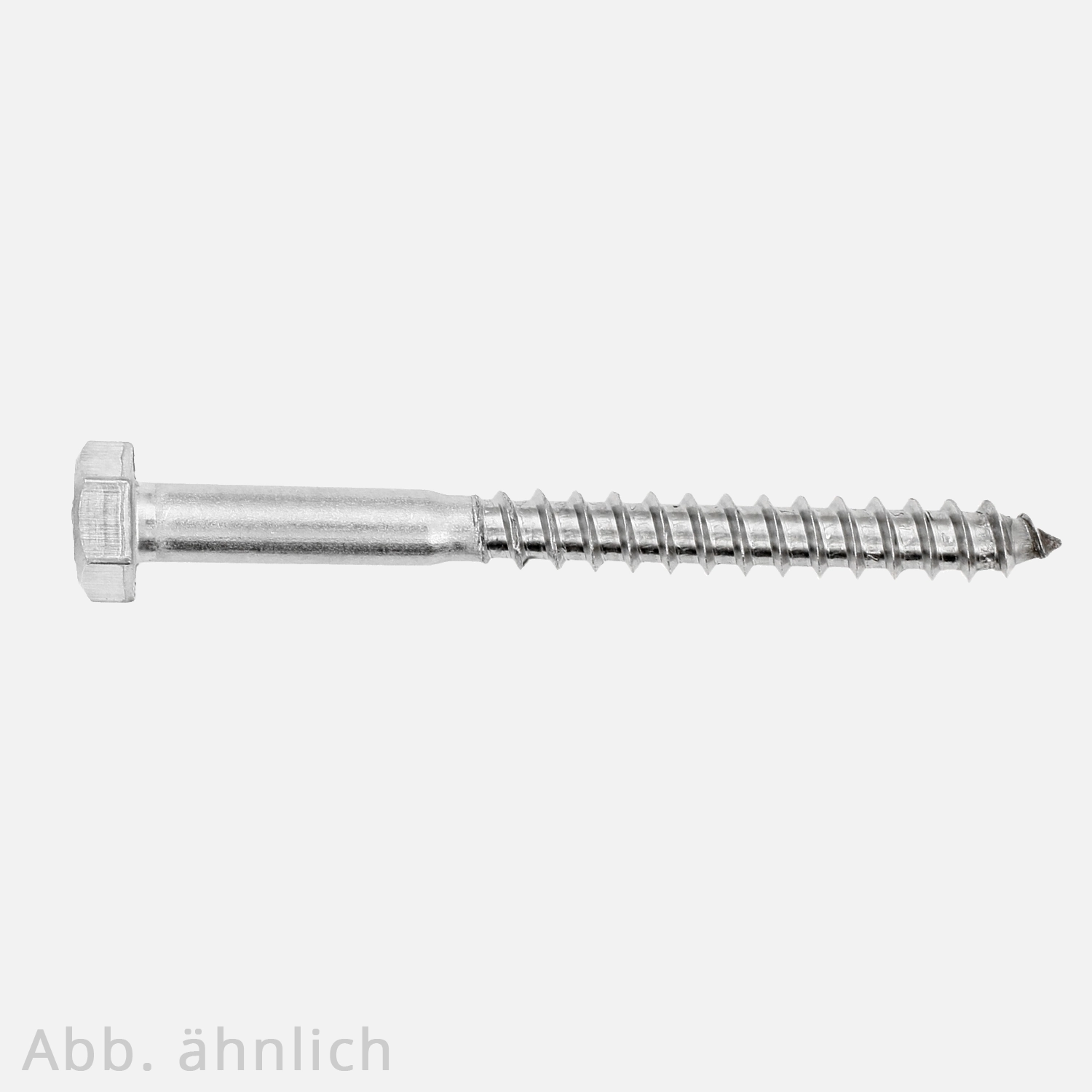 Schlüsselschraube / Sechskant-Holzschraube | DIN 571 | Edelstahl A4