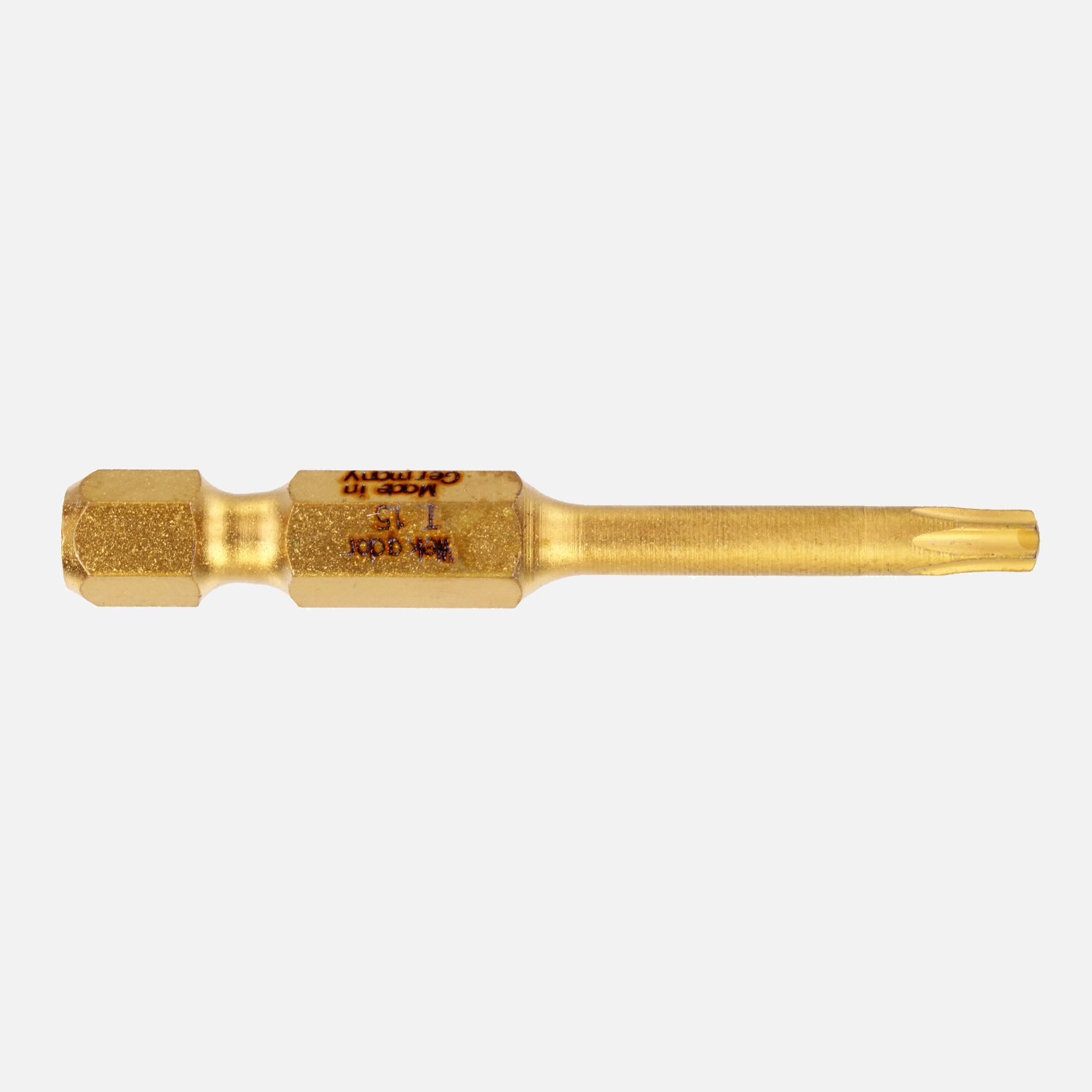 Torx Bit | TX | 1/4 Zoll Aufnahme E 6,3 | Titan beschichtet