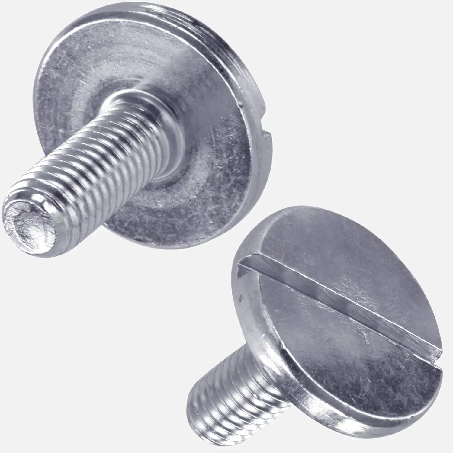 50 Flachkopfschrauben M8x20 mm - DIN 921 - mit Schlitz - Edelstahl A1