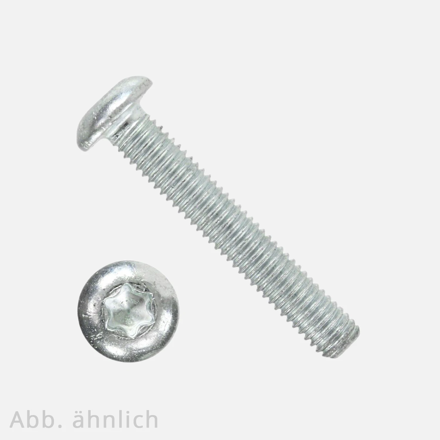 Linsenschraube | ISO 7380-1 | TX | 10.9 verzinkt