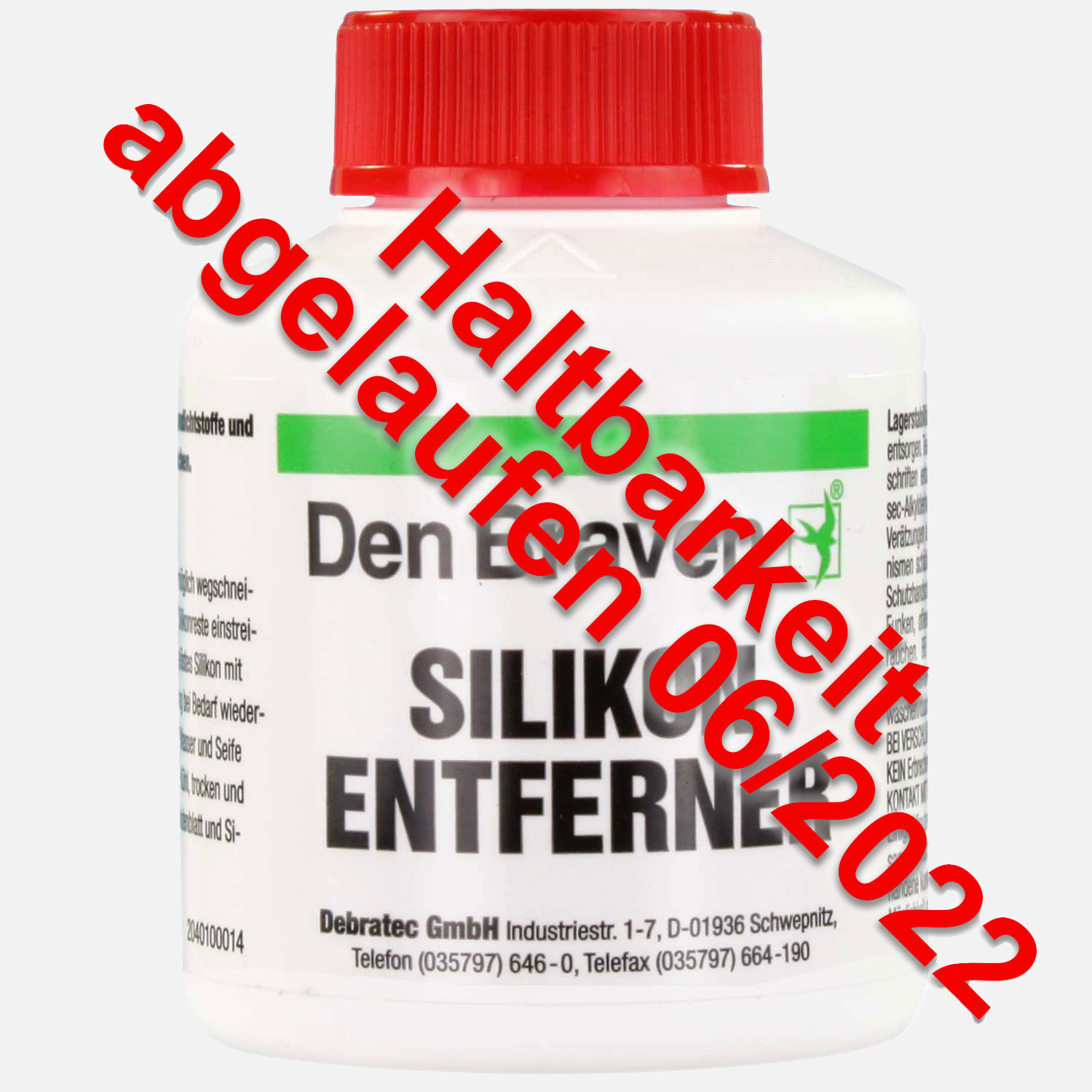 1 Dose Silikonentferner 100 ml von Debratec MHD 6/22