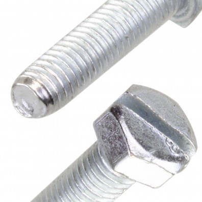 500 Sechskantschrauben M6x20 mm - DIN 933 - Schlitz - 8.8 verzinkt