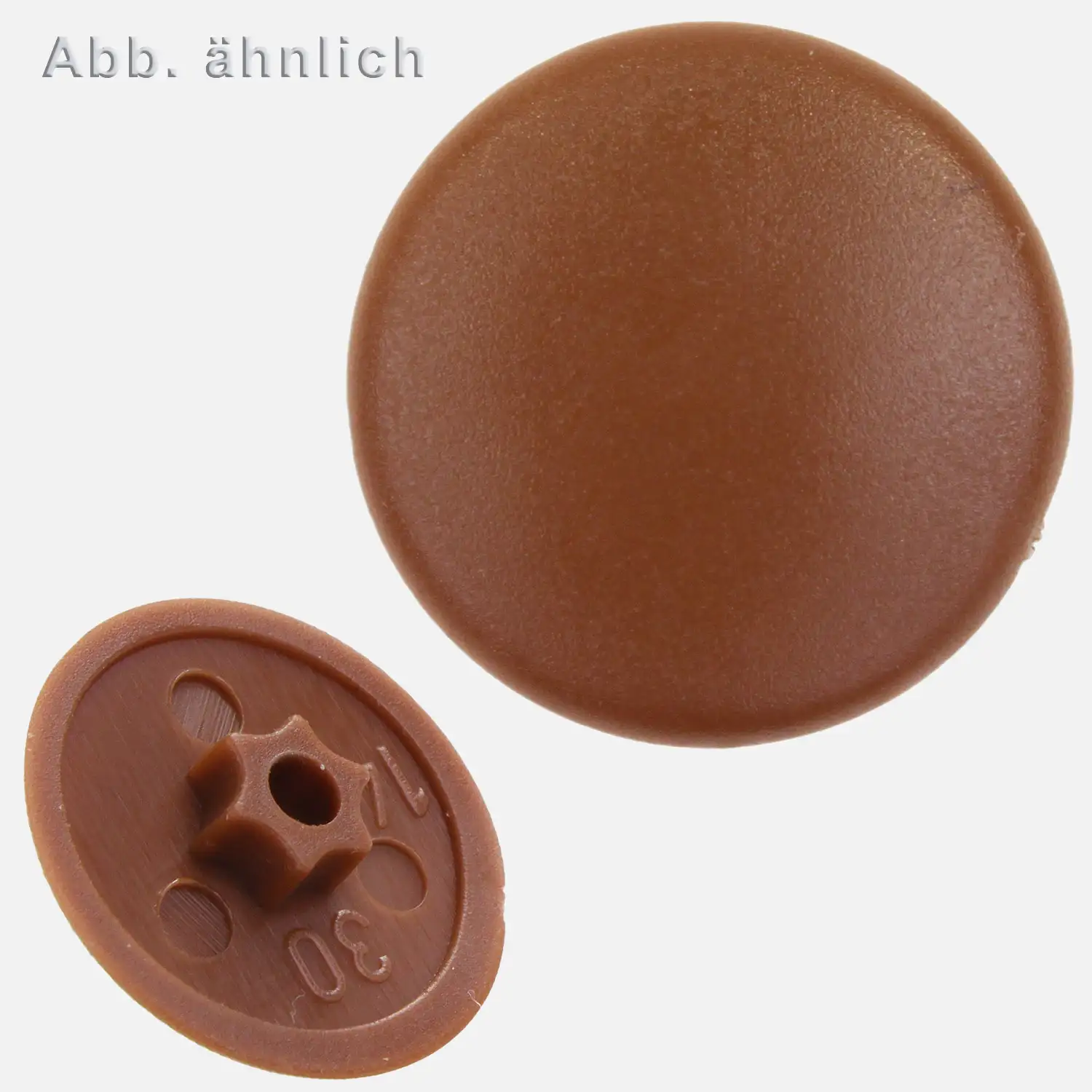 1 Abdeckkappe für TX25 - Ø Kappen=13mm - rehbraun(RAL8007)