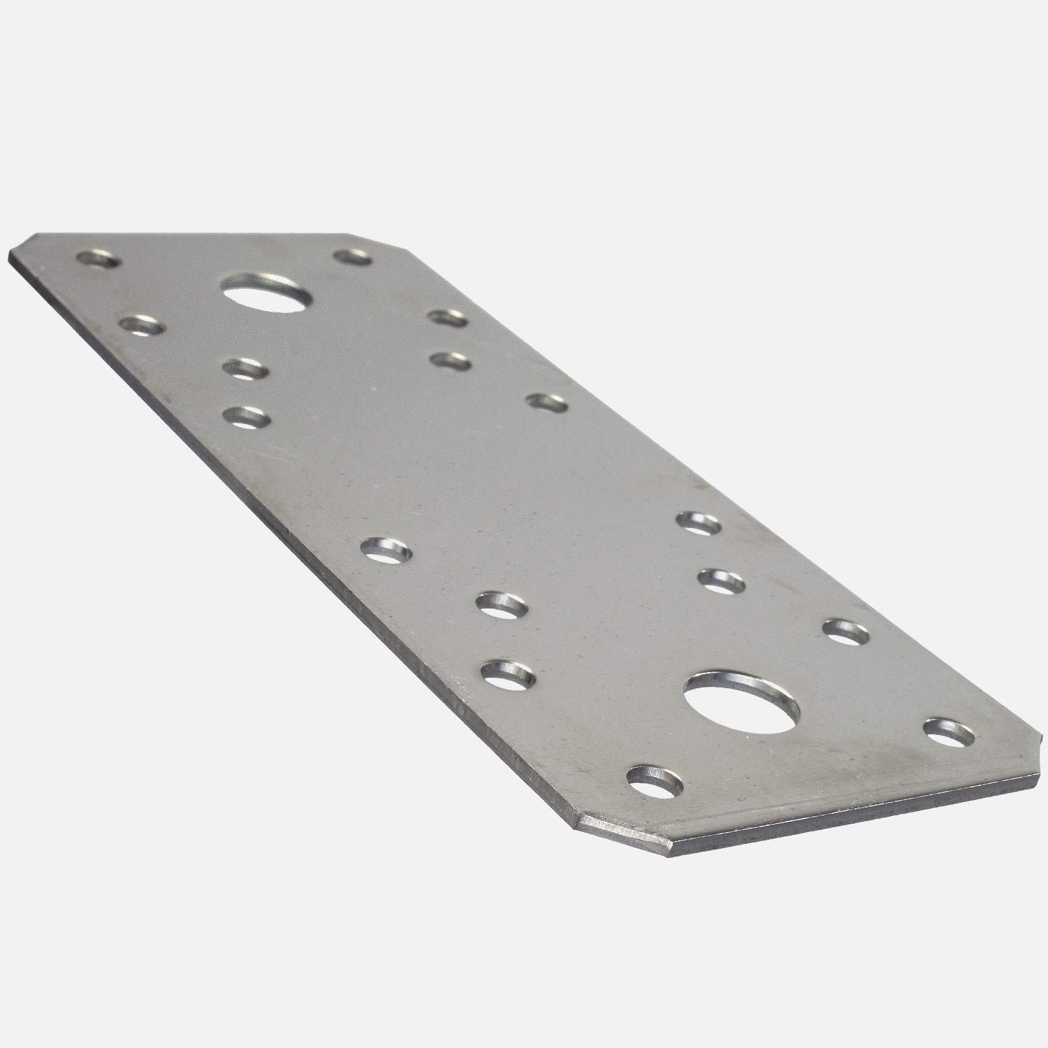 50 Alberts Flachverbinder Edelstahl 135x55x2mm
