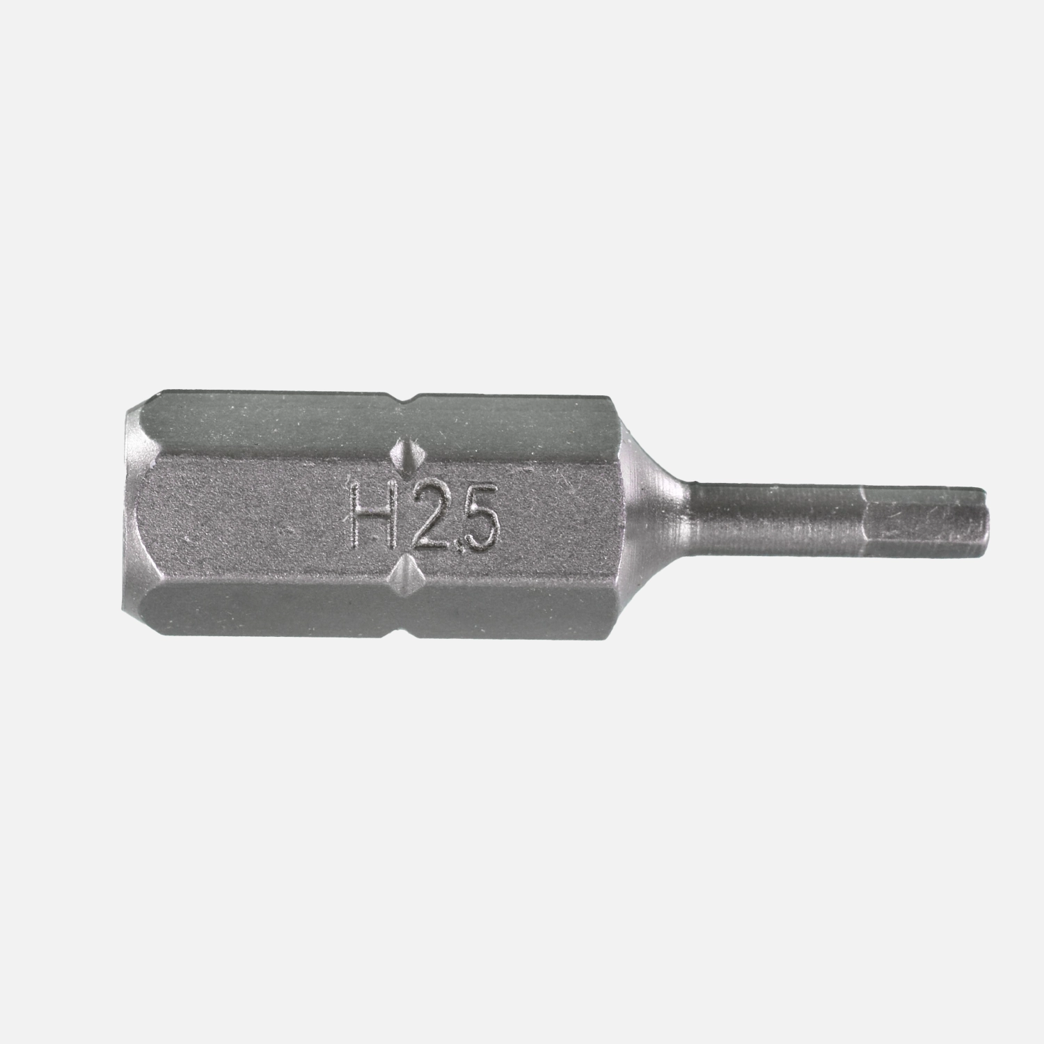 1 Hexagon Innensechskant Bit - Industrie Bit - C6,3 - SW2,5 1/4 Zoll 25mm