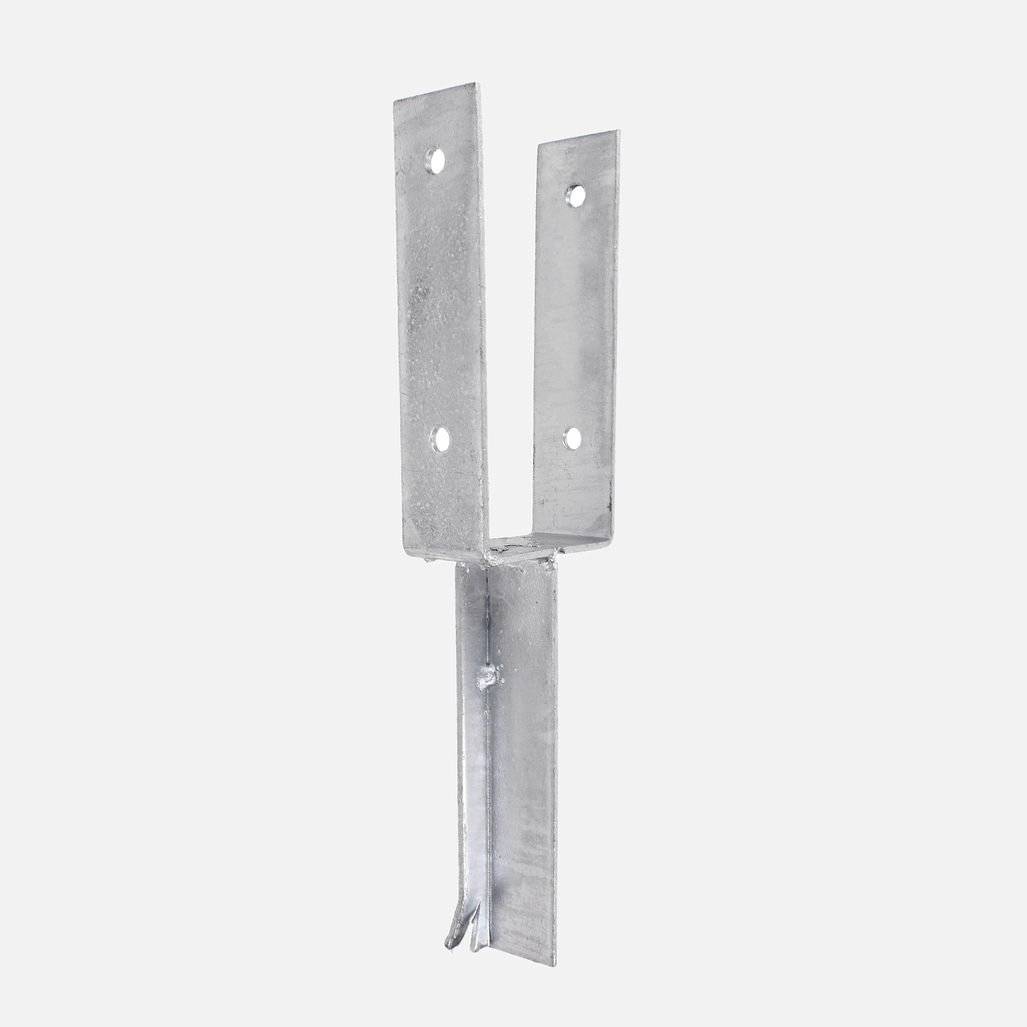 1 Alberts U-Pfostenträger feuerverzinkt 200mm Dolle aus T-Eisen für 90mm