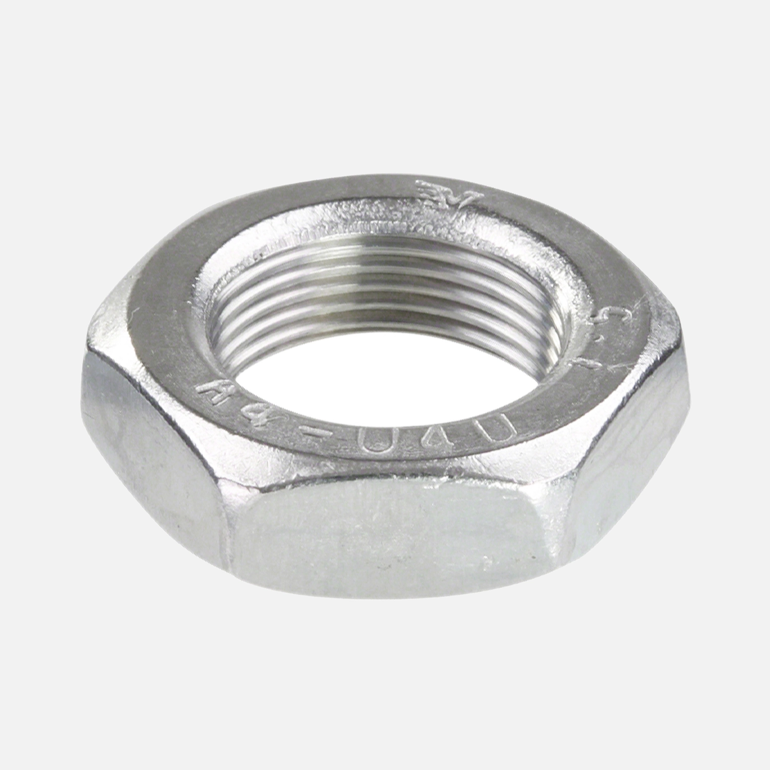 1 Sechskantmutter M24 - Feingewinde 1,5mm - niedrig, Form B - A4 - DIN 439