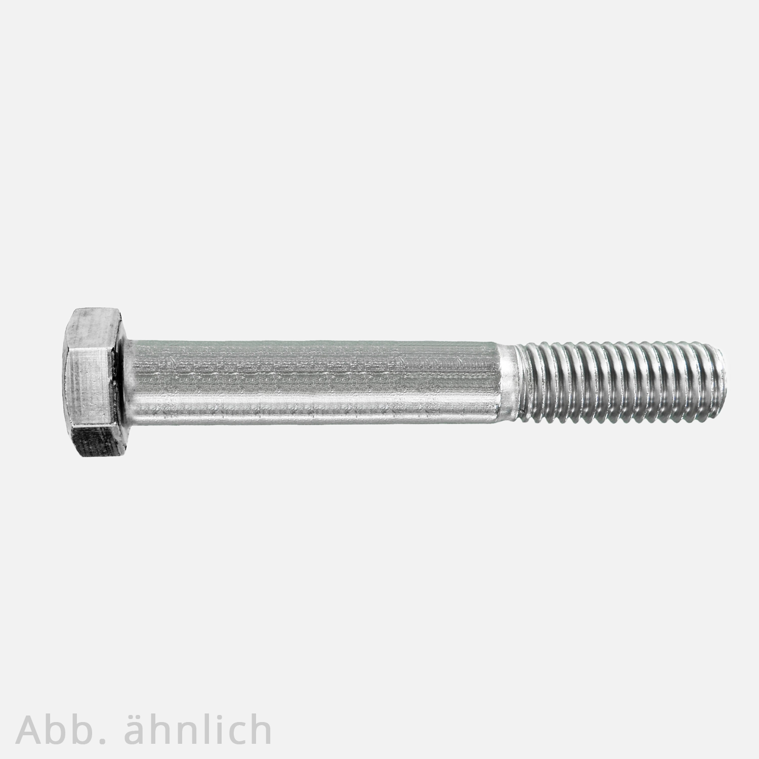 1 Sechskantschrauben DIN 931 - M10x240mm - Edelstahl A2