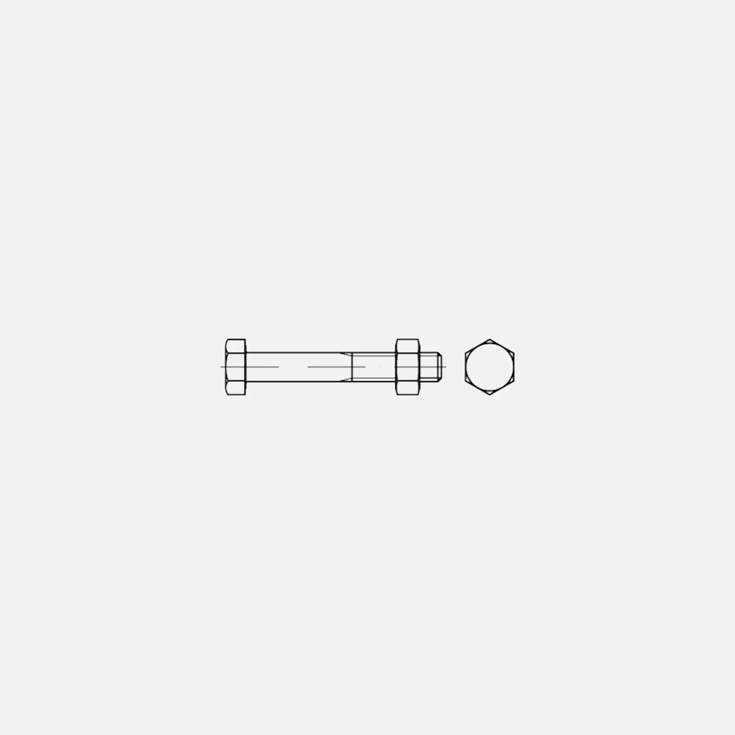 Sechskantschraube | DIN 601 | verzinkt