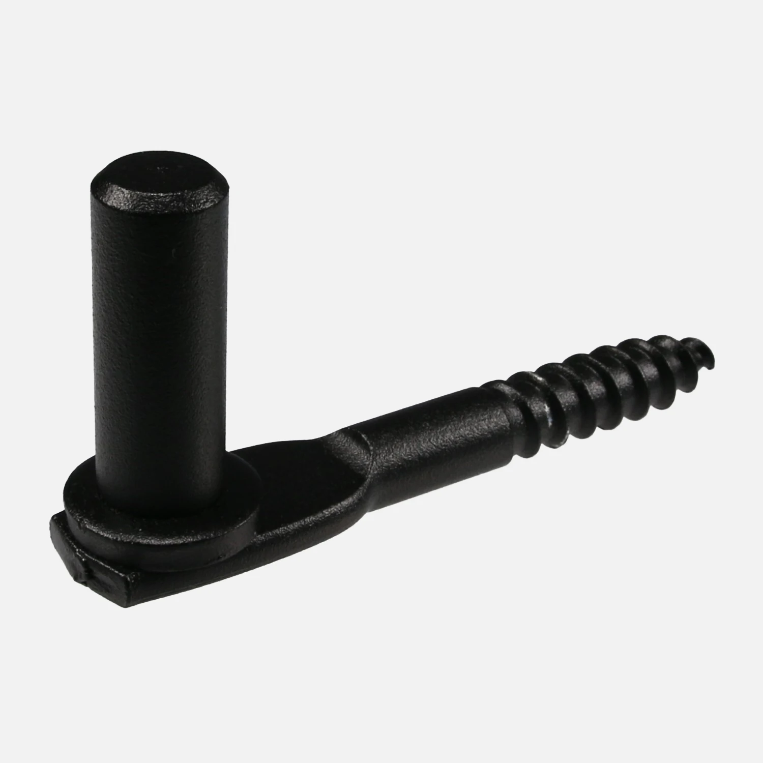 1 Kloben zum Einschrauben Einschraubdorn schwarz mit Zapfendurchmesser 16 mm und Zapfenlänge 43 mm