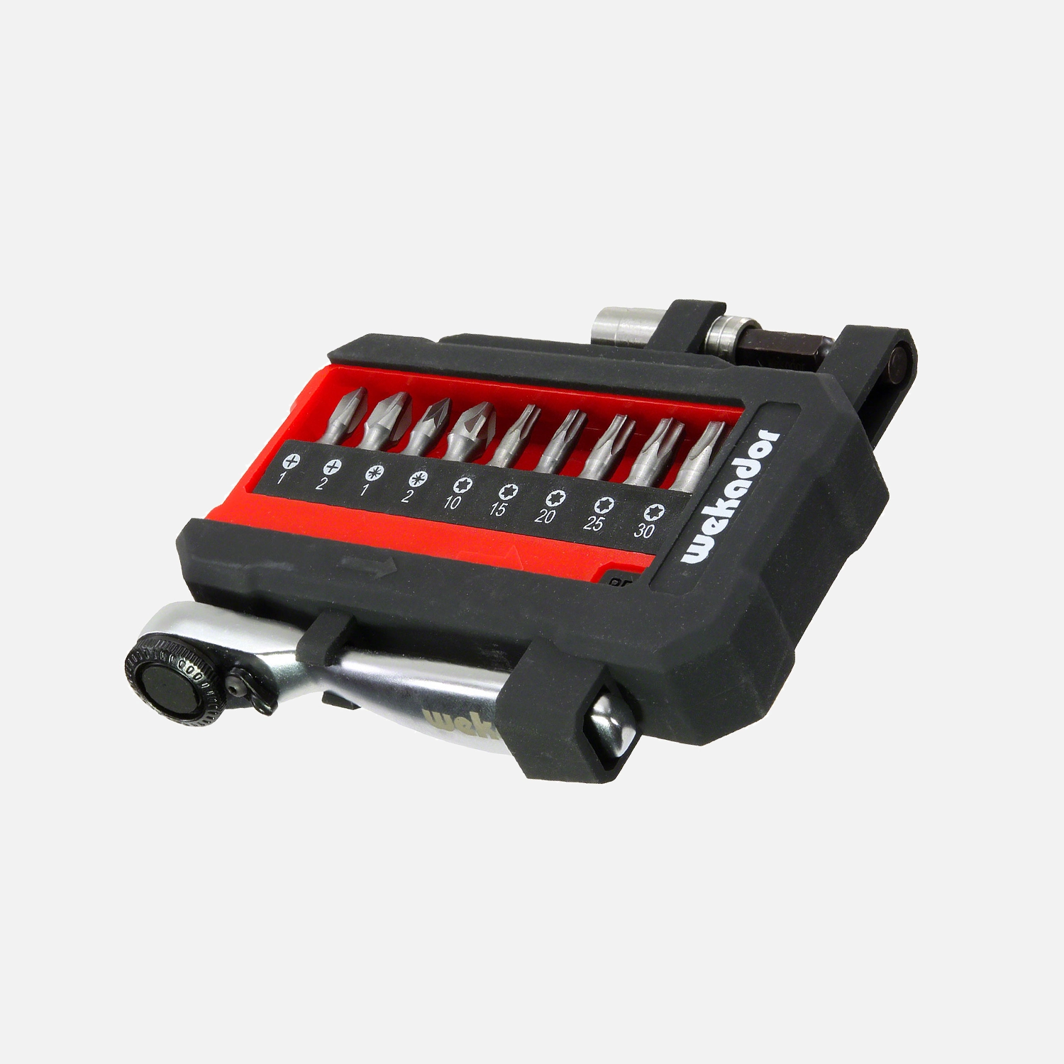 12-tlg.Cool Nitrogen Bit Sortiment, mit Bithalter, Knarre, PH-,PZ- Torsion Bits
