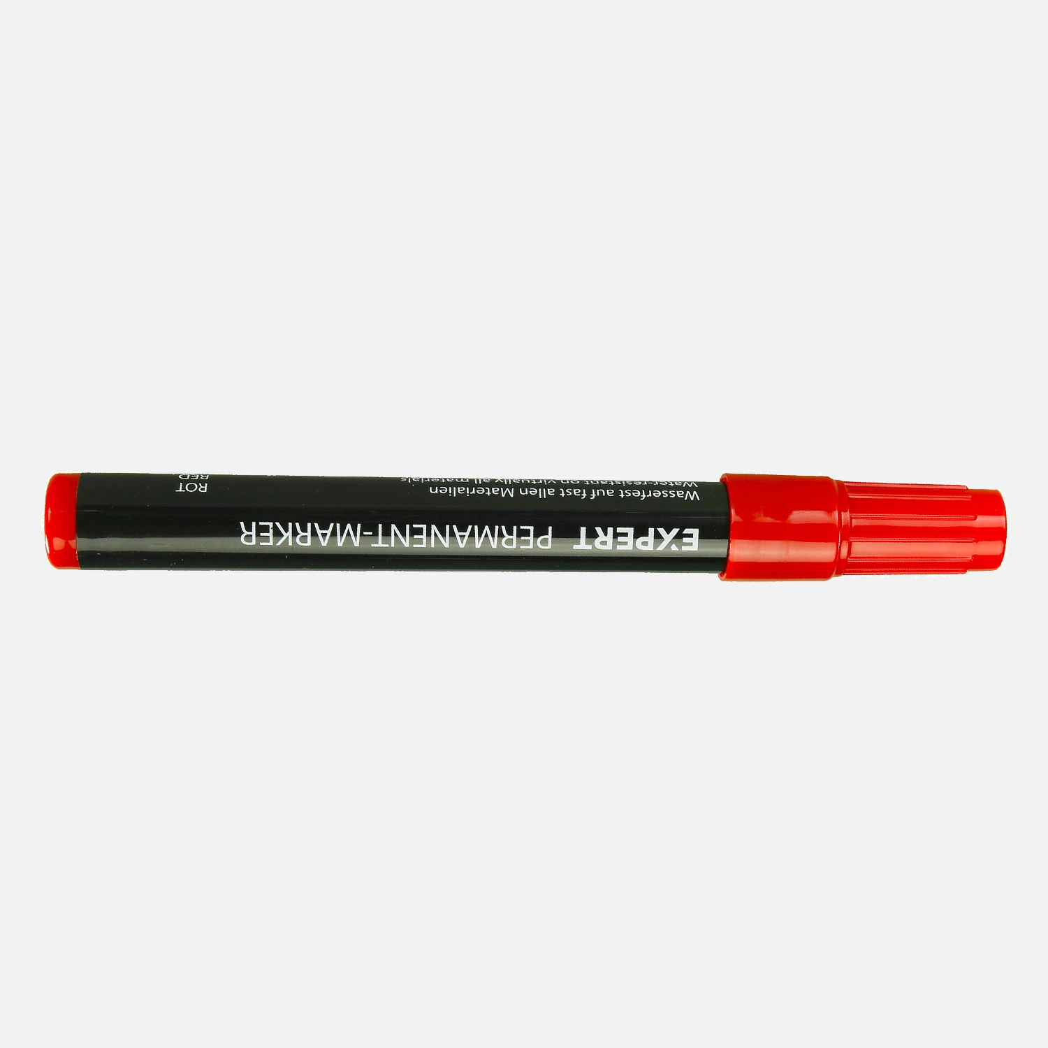 10 Permanentmarker Rundspitze, Rot, 1,5-3 mm, Wasserfest