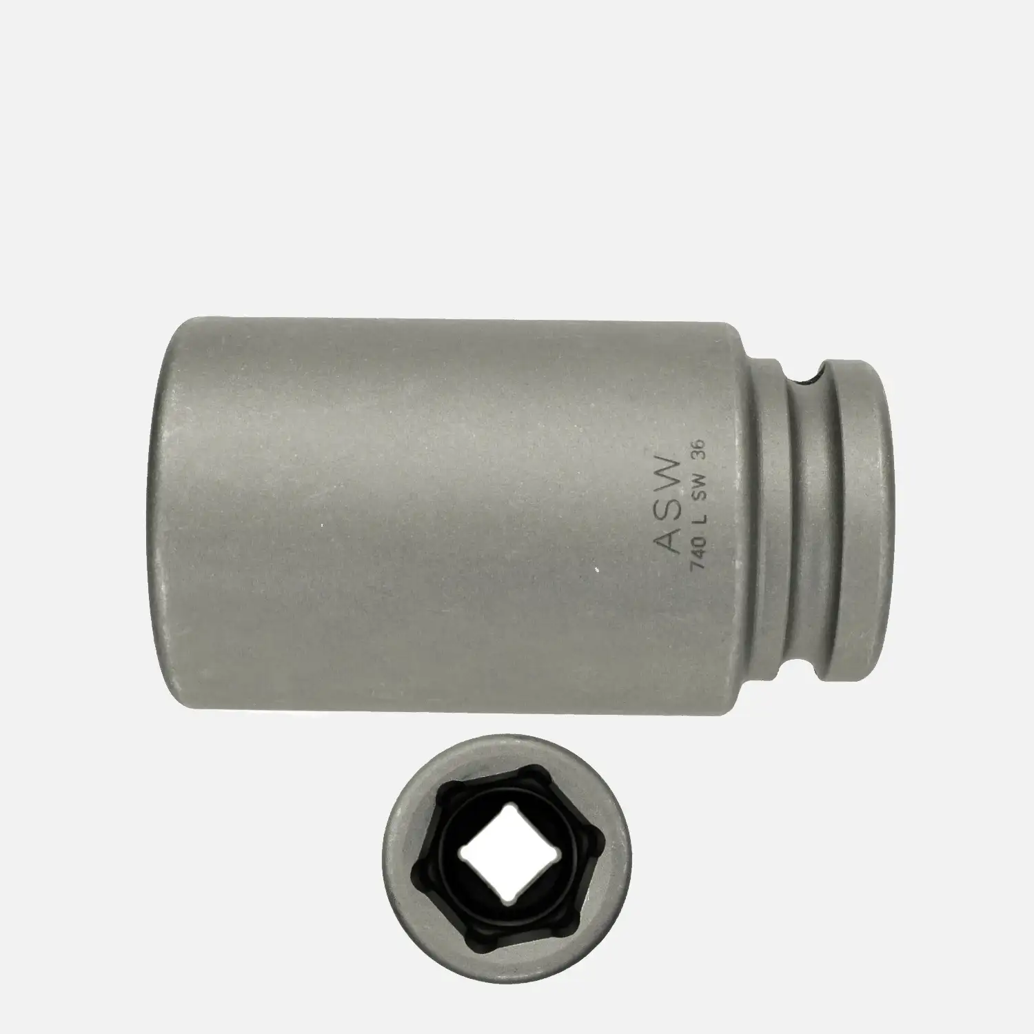 1 ASW Stecknuss-lange Ausführung,Antrieb 3/4" H 20 - Innensechskant, SW 36