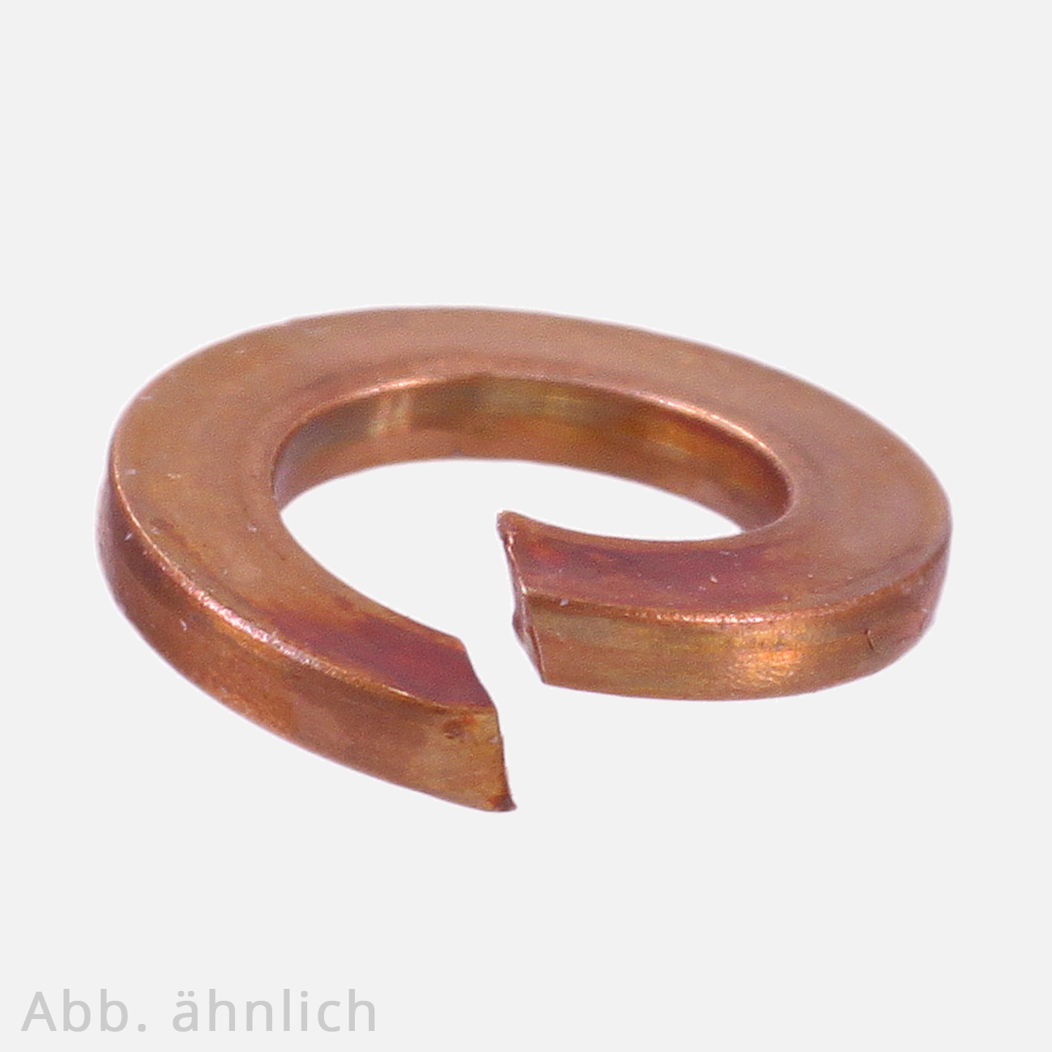 500 Federringe Bronze DIN 127 Form B für M8