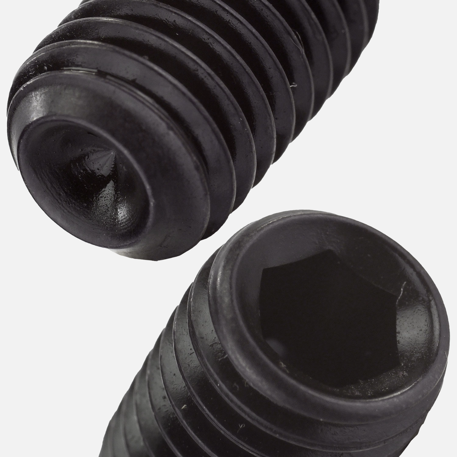 200 Gewindestifte M4x40mm Ringschneide - DIN 916/ISO 4029 - 45H , blank