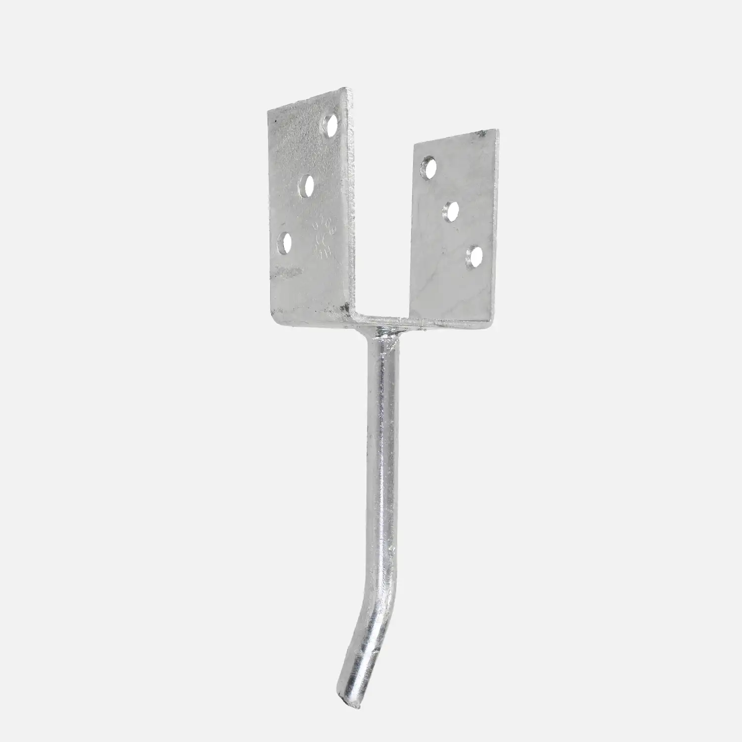 U-Pfostenträger | mit 400mm Riffeldolle | feuerverzinkt