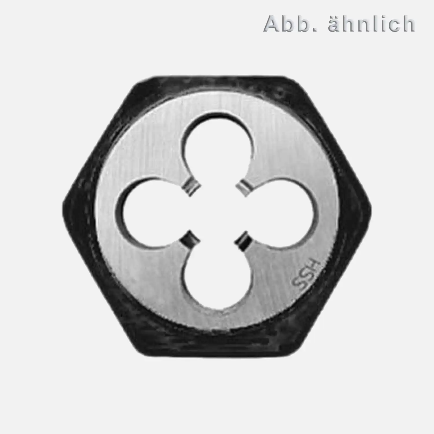 1 Exact Sechskant- Schneidmutter, HSS, Form B, BSW Whitworth Gewinde, W 1/8 Zoll