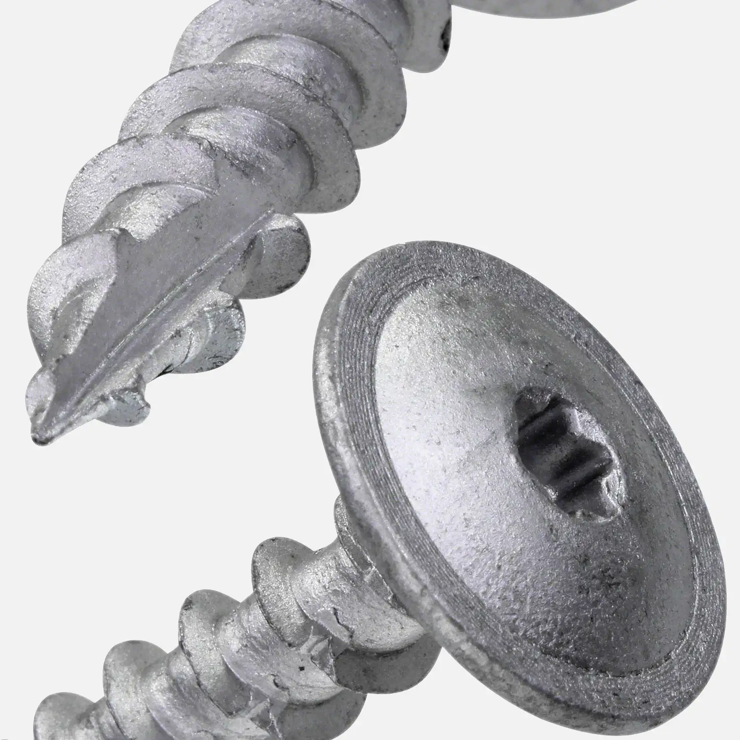 50 Reisser Pfostenschrauben 10x40mm - Ruspert silber - Tellerkopf - TX40
