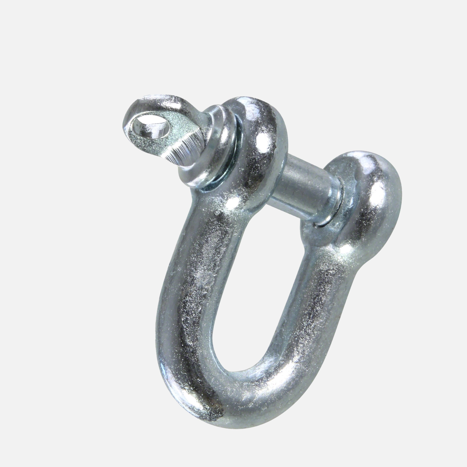 50 Schäkel DIN 82101 geschmiedet Form A galv verzinkt Gr. 0,16, WLL=160 kg