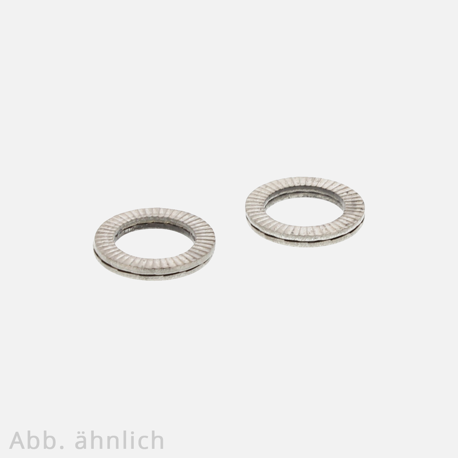 100 Paar Twin-Lock Keilsicherungsscheiben schmal für M20, 21,4x30,7x3 mm , Edelstahl A4